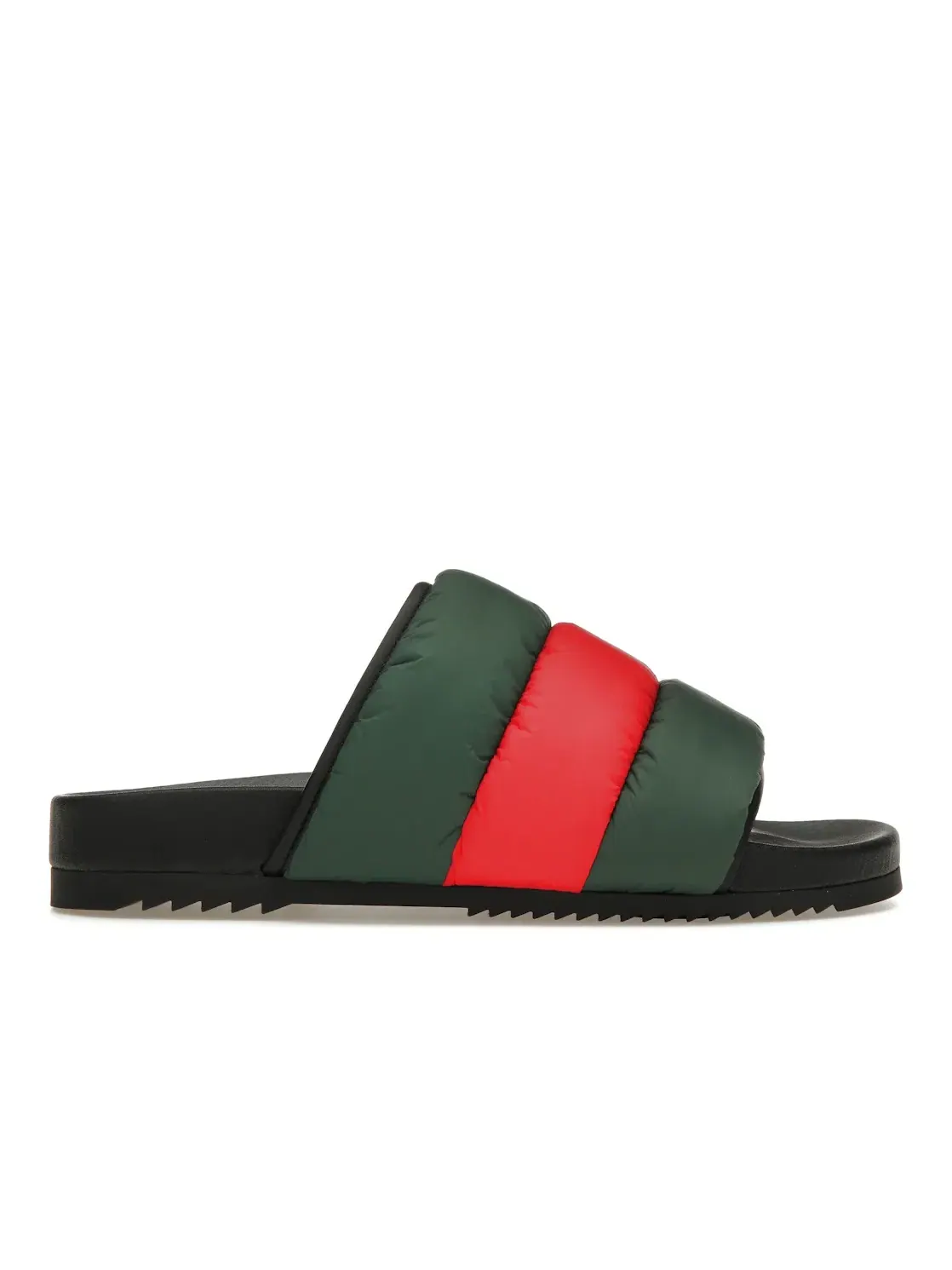 Шлепанцы женские Gucci Padded Web Slide, с мягкой стелькой