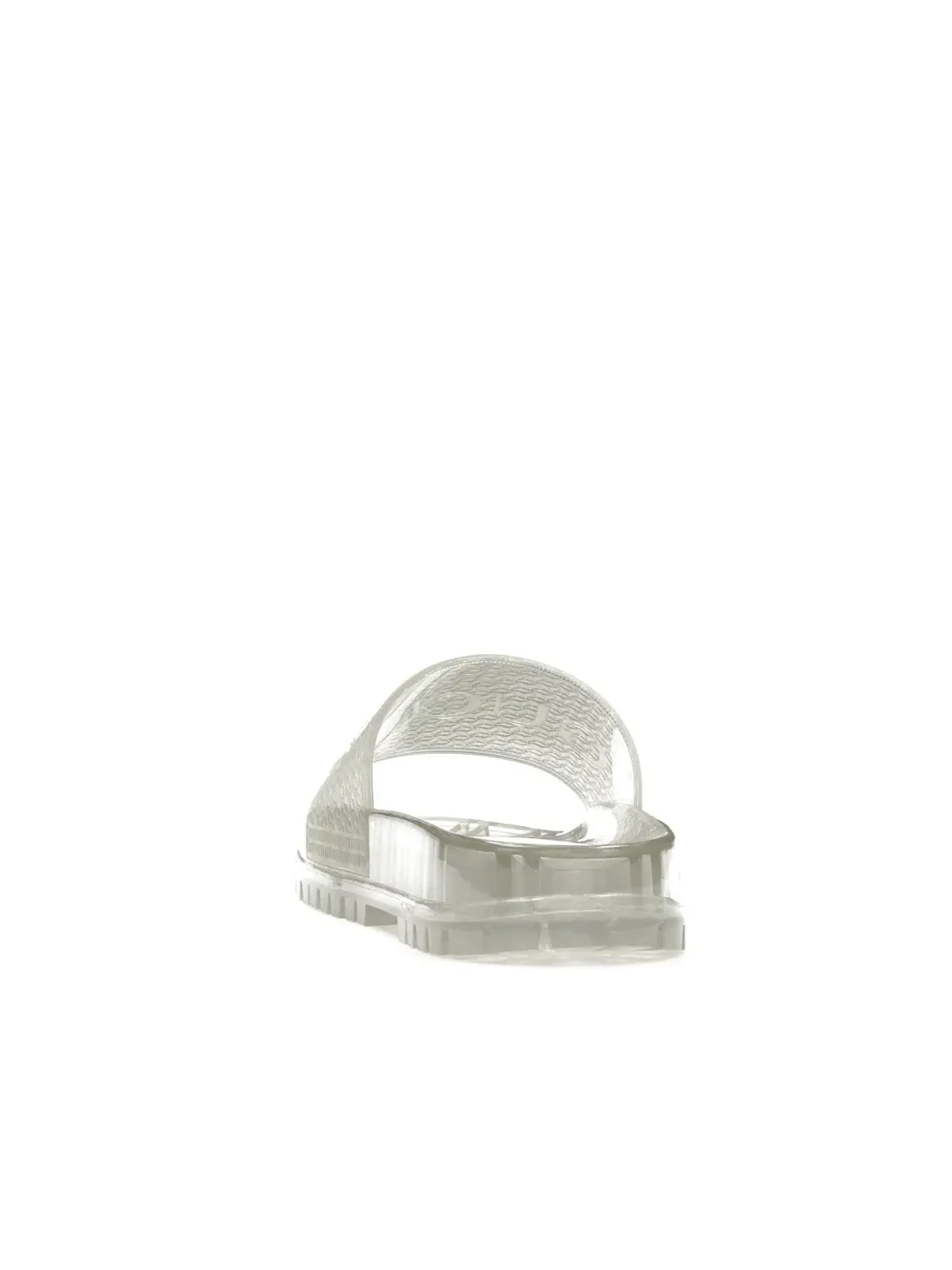 Шлепанцы мужские Gucci Persuit Slide, прозрачные, с логотипом Gucci — изображение 4 из 4, прозрачный