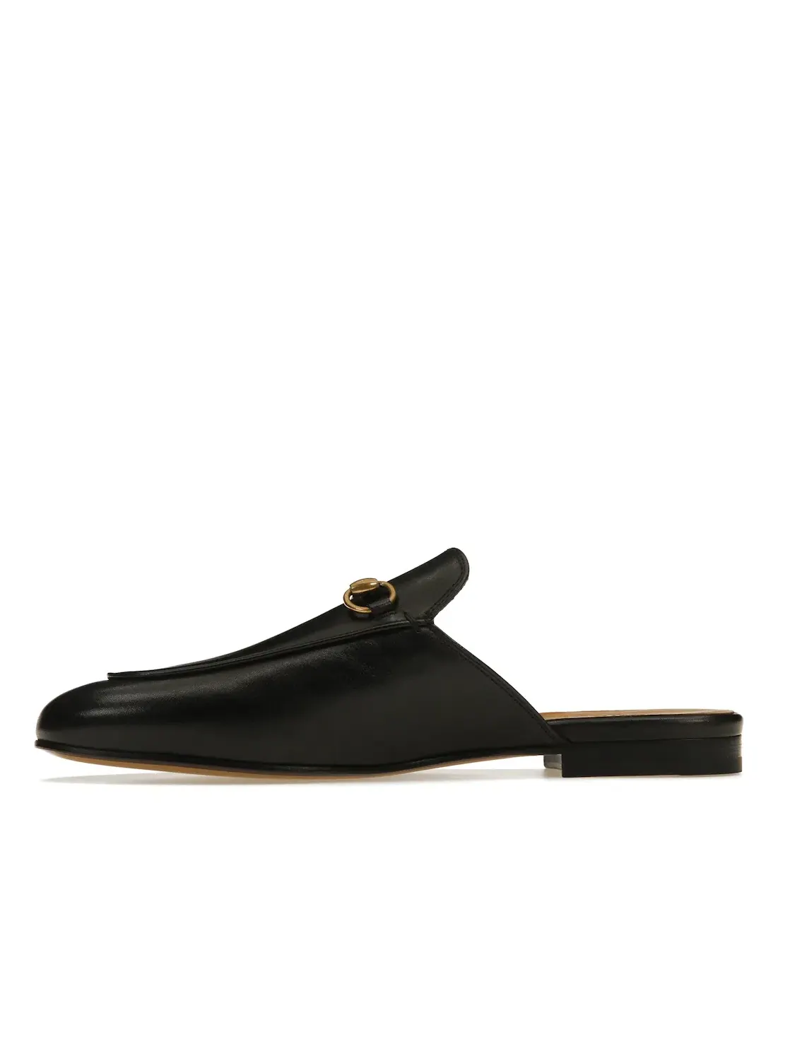 Мюли Gucci Princetown Slipper, кожаные — изображение 3 из 4, золотистый
