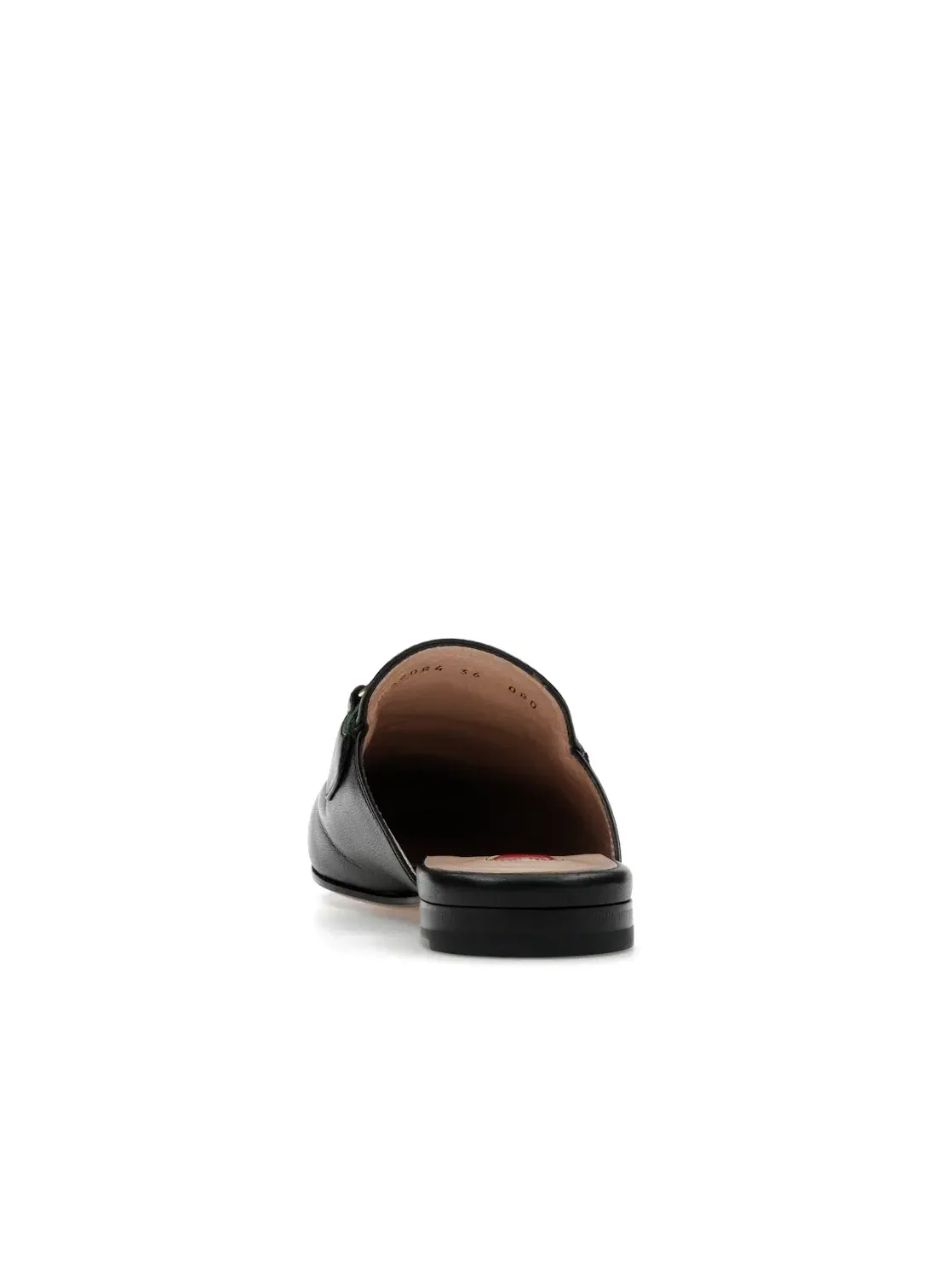 Туфли-мюли женские Gucci Princetown Slipper, кожаные, с полосой — изображение 4 из 4