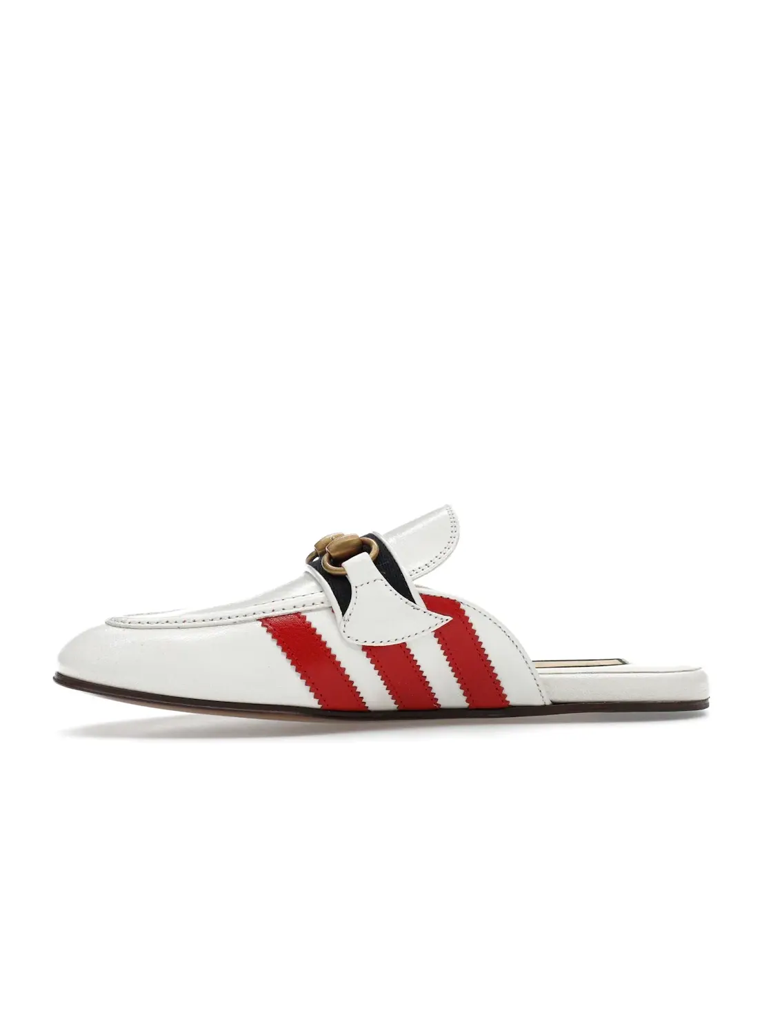 Туфли-мюли Gucci Princetown Slipper, кожаные, с логотипом — изображение 3 из 4