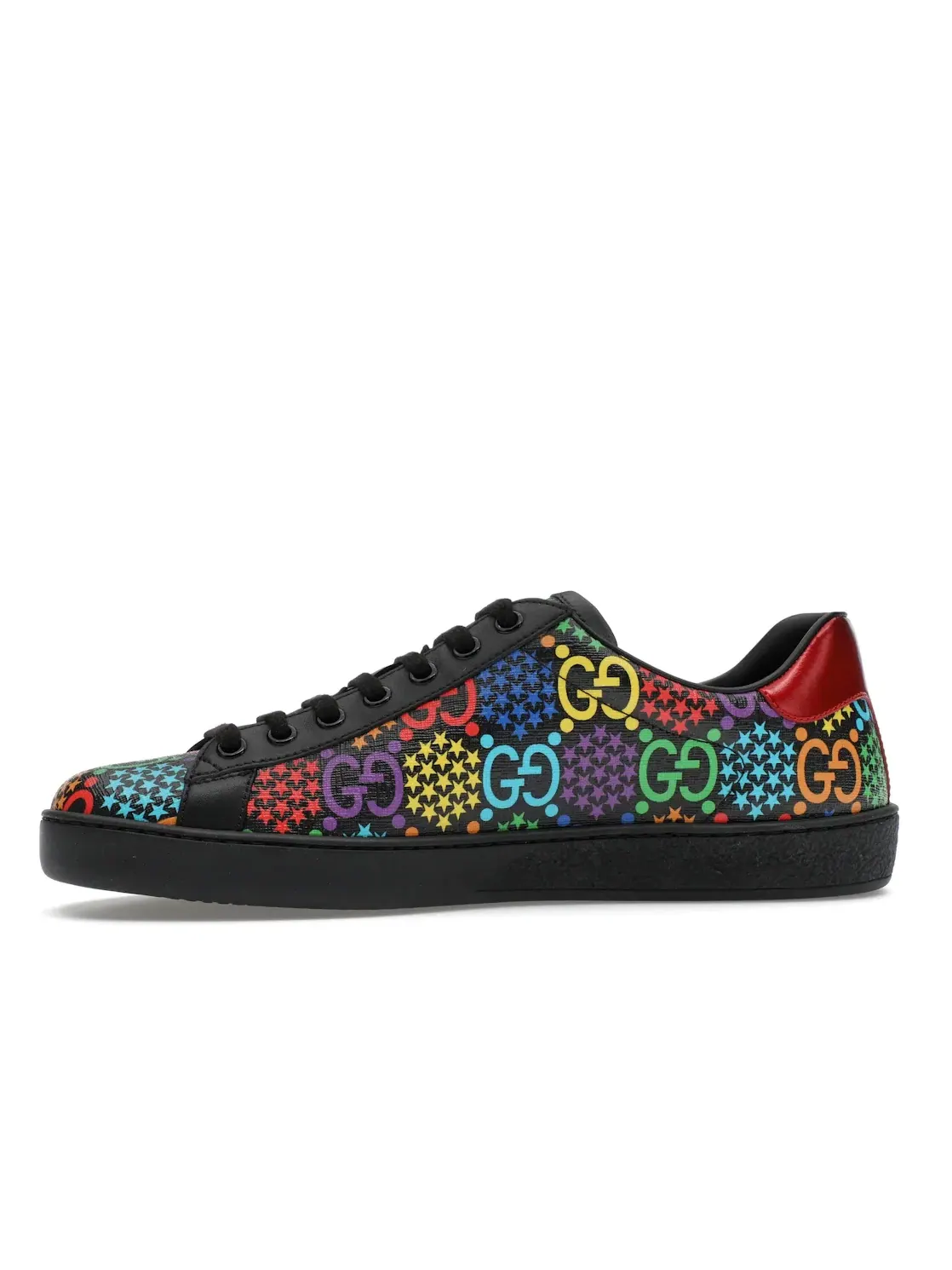 Кроссовки Gucci Psychadelic Ace, кожаные — изображение 3 из 4, черный/мульти