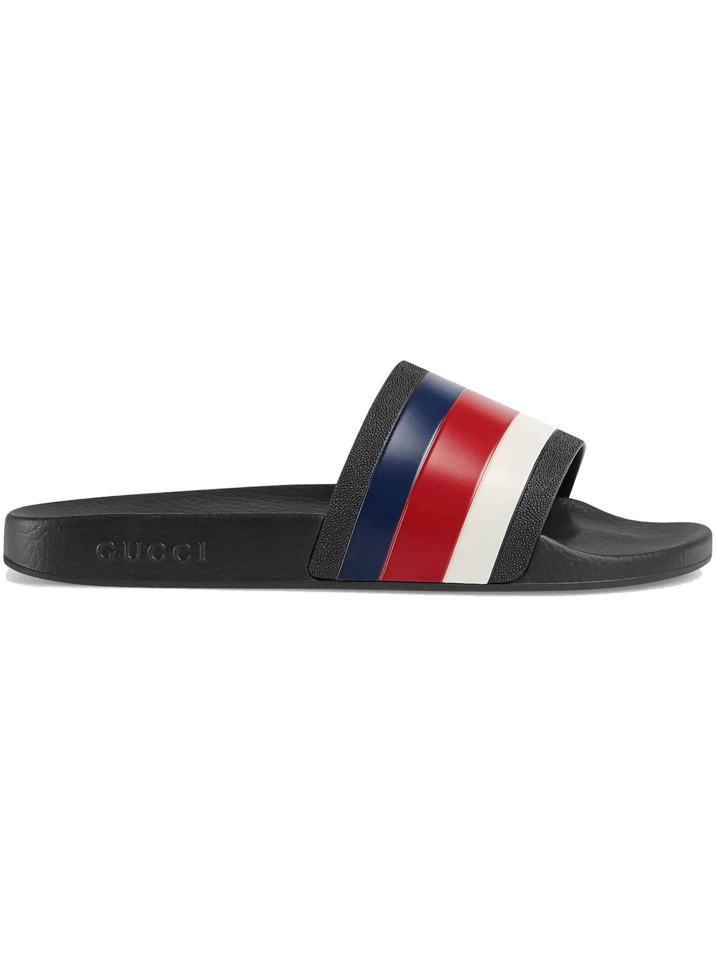 Шлепанцы мужские Gucci Pursuit Pool Slides, с фирменным принтом