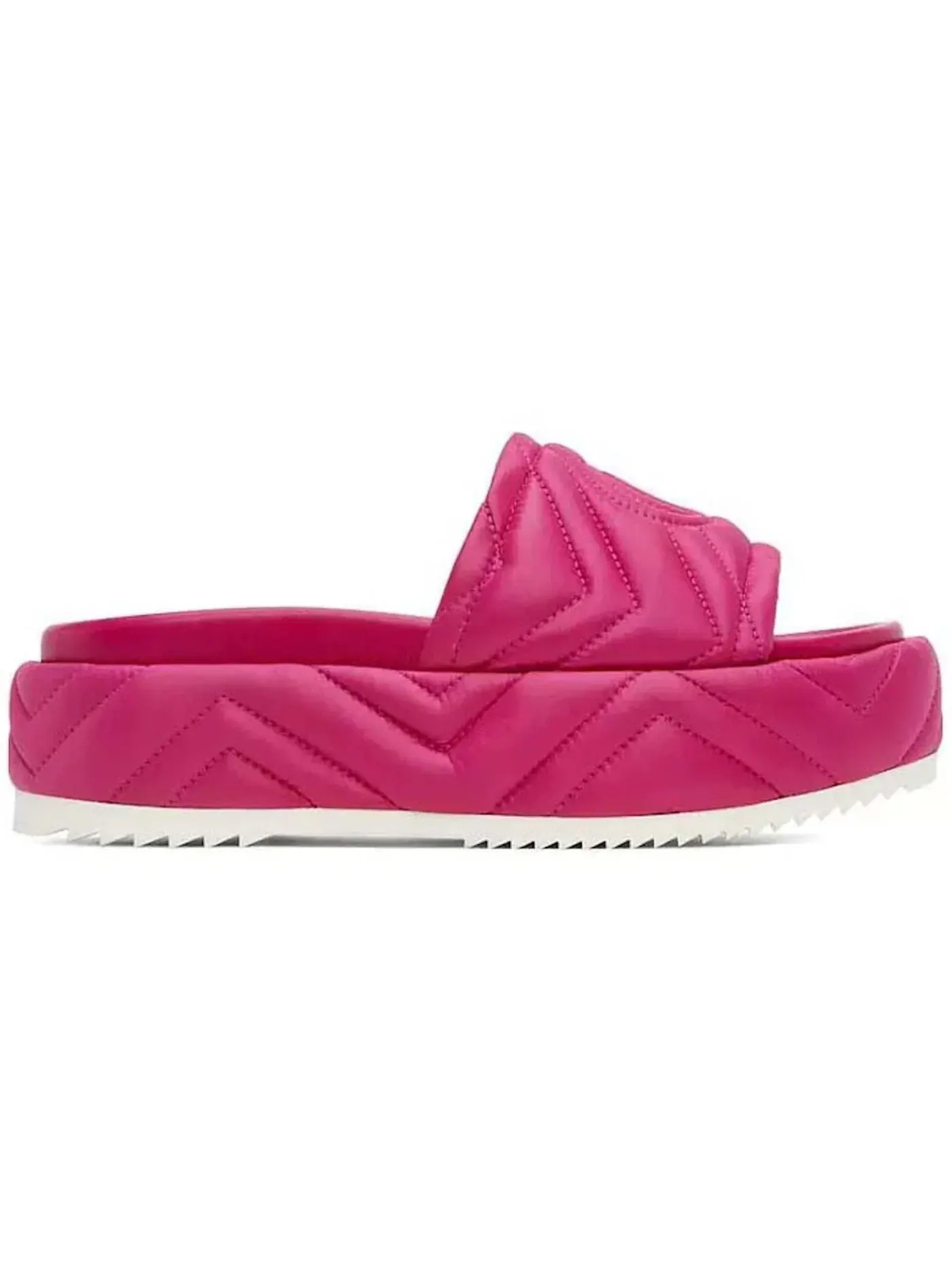 Сандалии женские Gucci Quilted Angelina Platform 55 mm Sandal, на платформе