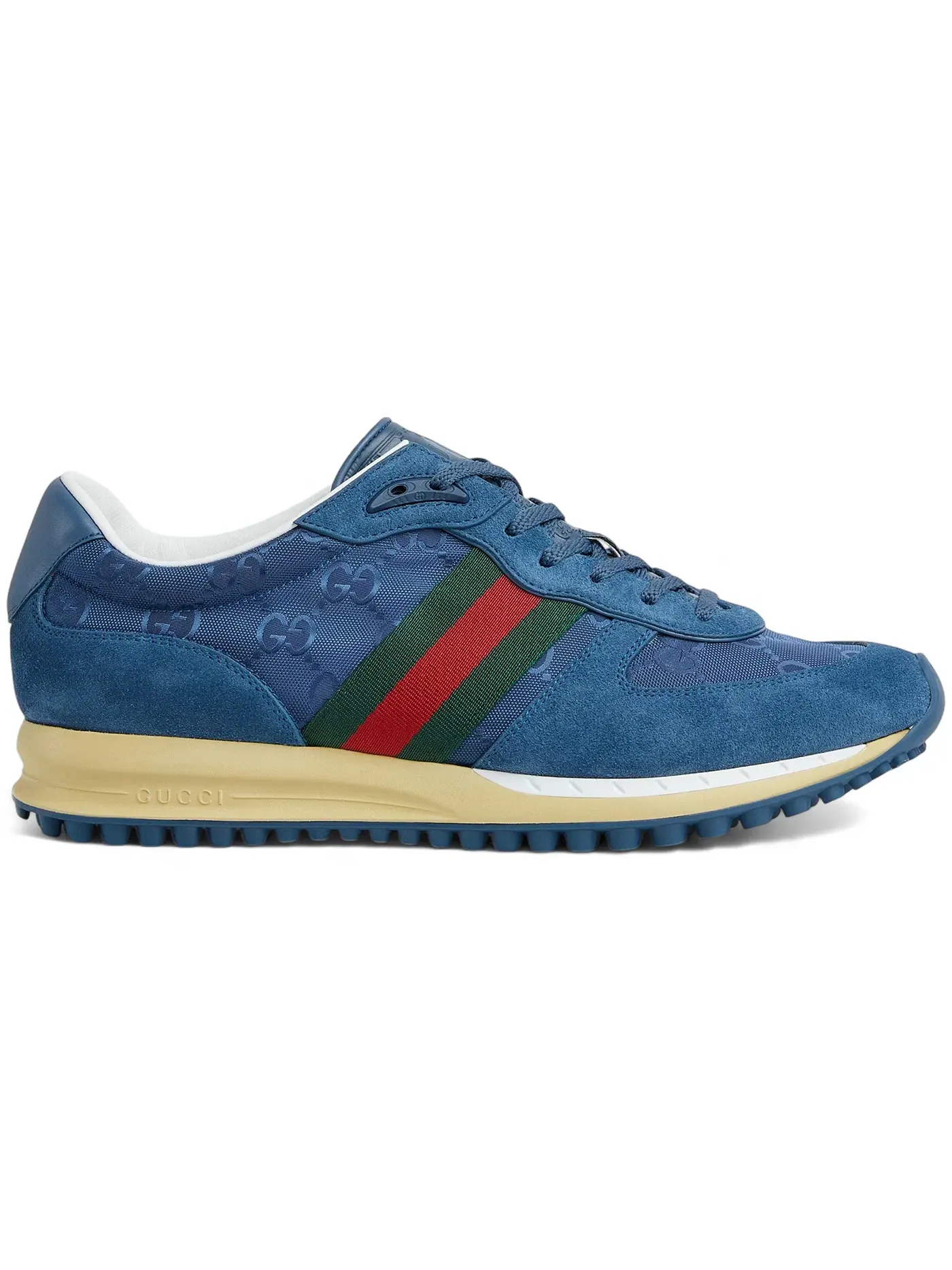 Кроссовки мужские Gucci Re-Motion Sneaker, парусина GG Canvas — изображение 1 из 1, синий