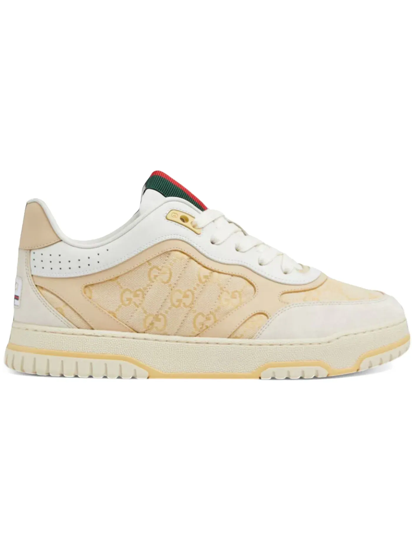 Кеды мужские Gucci Re-Web Sneaker, канва GG с кожаными элементами — изображение 1 из 1