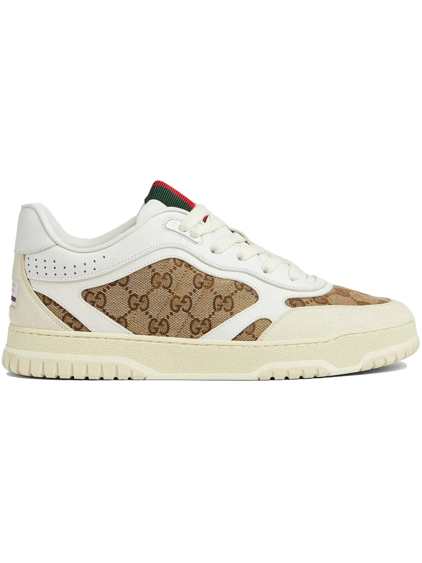 Кеды мужские Gucci Re-Web Sneaker — изображение 1 из 1, белый/бежевый