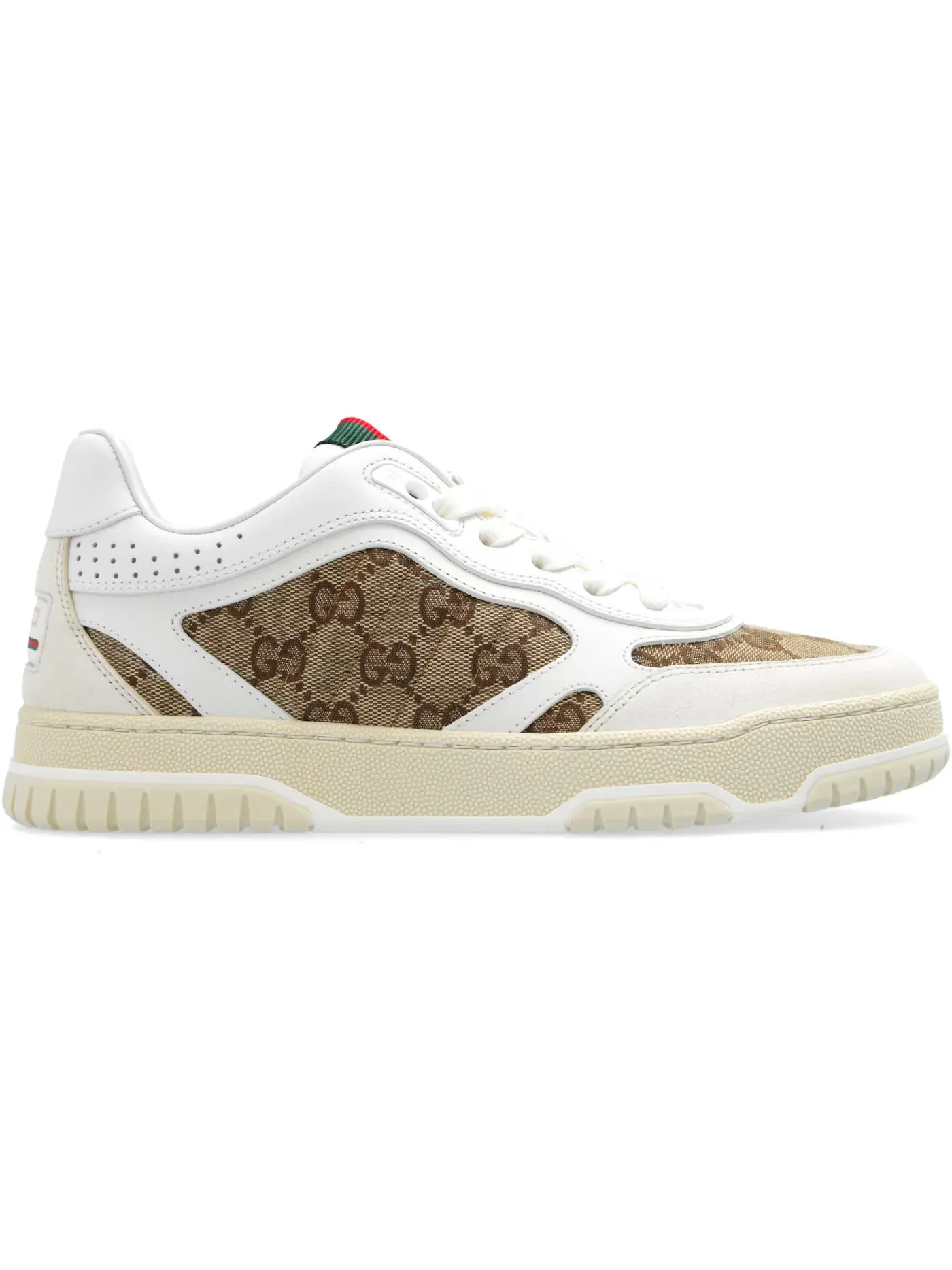 Кроссовки женские Gucci Re-Web Sneaker, с принтом GG Canvas — изображение 1 из 1, бежевый