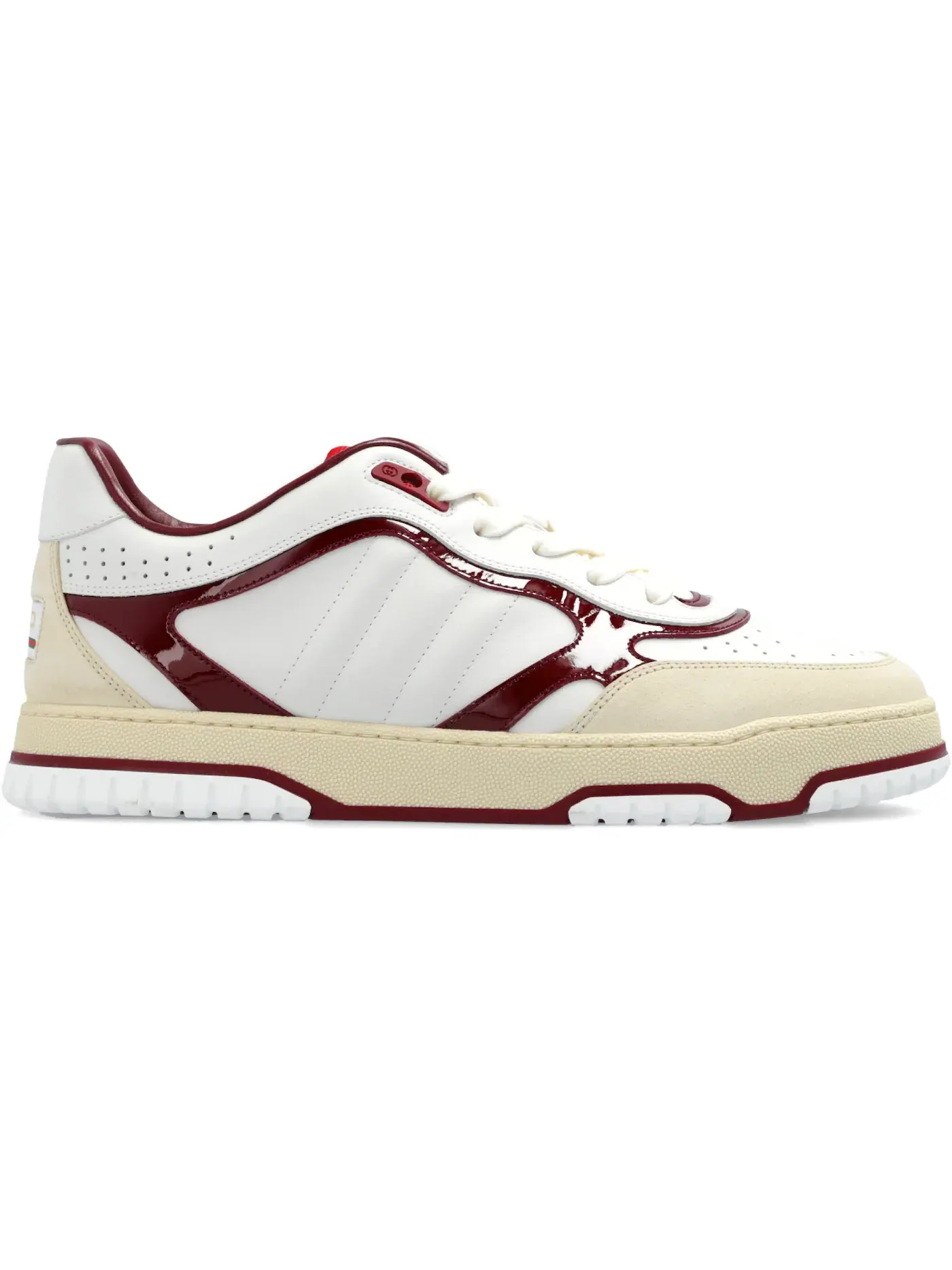 Кроссовки Gucci Re-Web Sneaker, с принтом — изображение 1 из 1, белый