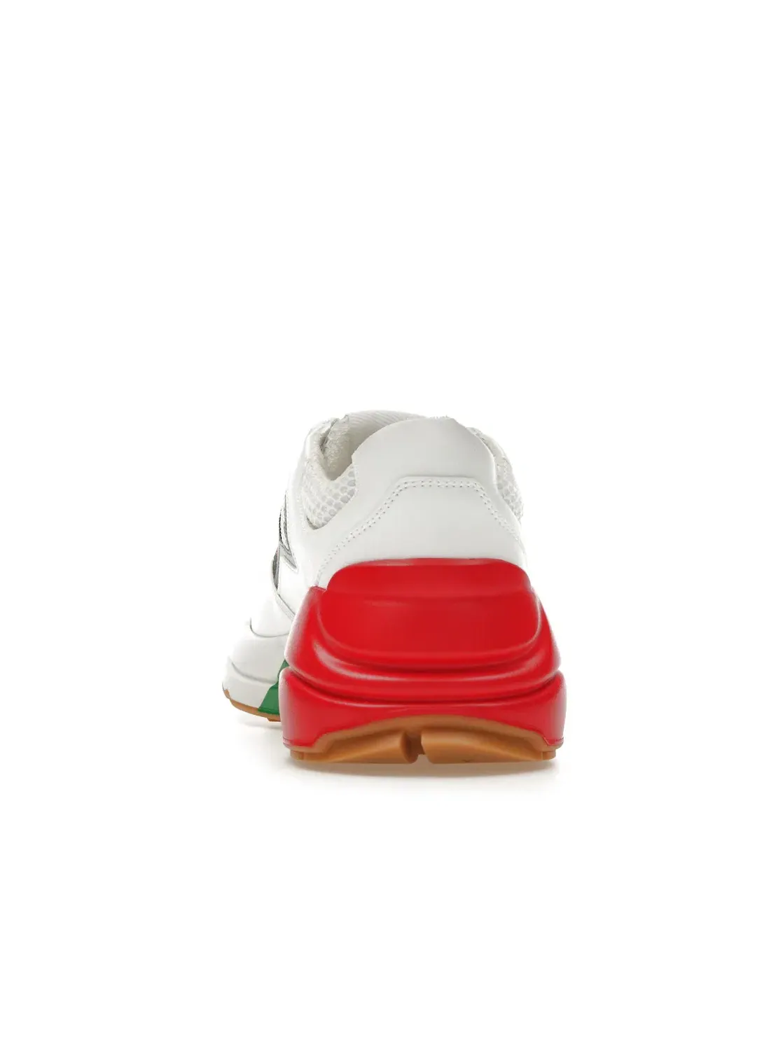 Кроссовки женские Gucci Rhyton, с принтом Gucci — изображение 4 из 4, белый/красный/зеленый
