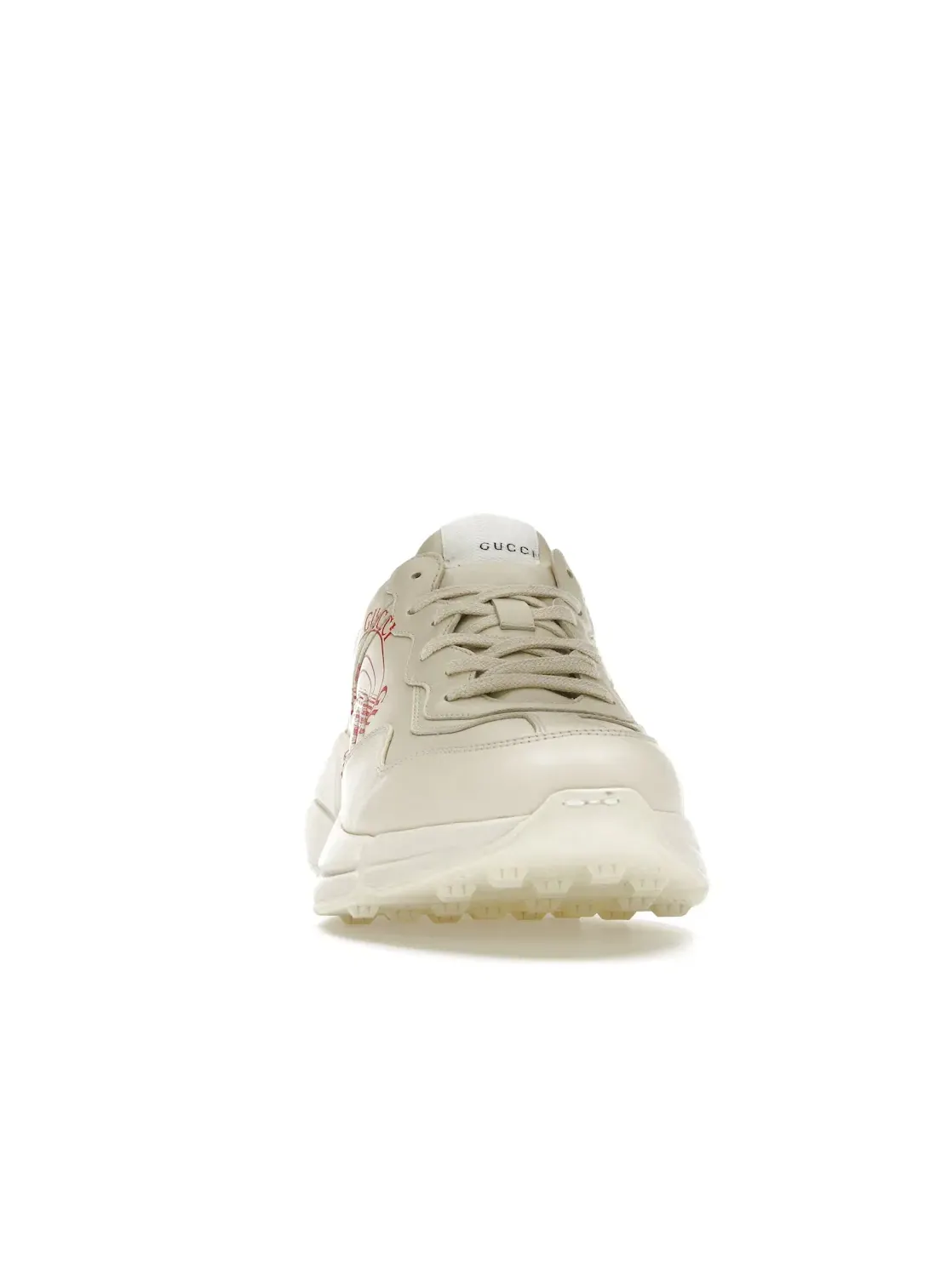 Кроссовки мужские Gucci Rhyton Interlocking Disk кожаные Ivory/Red — изображение 2 из 4, красный