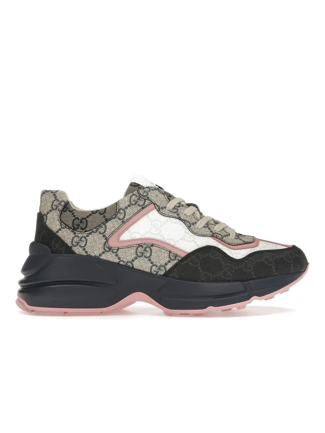 Кроссовки женские Gucci Rhyton Sneaker, с монограммой GG — изображение 1 из 4, синий
