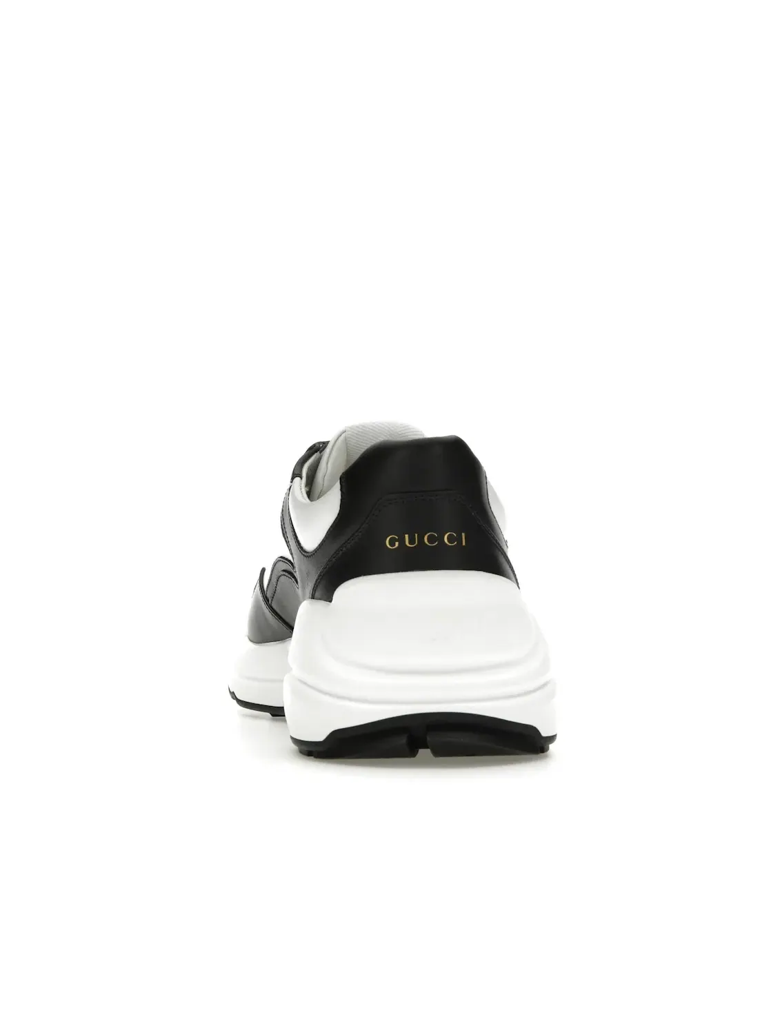Кроссовки Gucci Rhyton с принтом, кожа — изображение 4 из 4, белый/черный