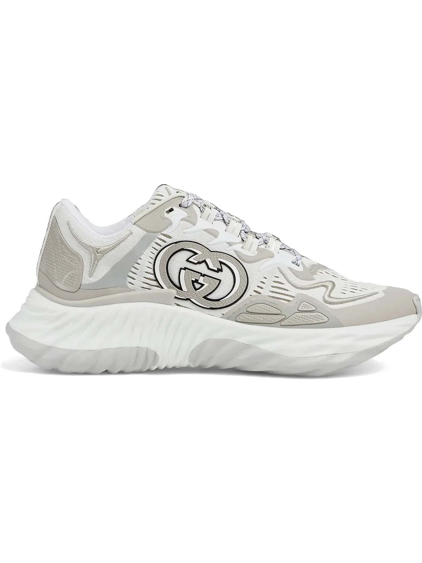 Кроссовки мужские Gucci Ripple Sneaker — изображение 1 из 1, белый серый