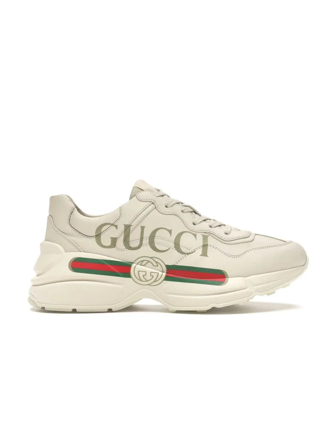 Кроссовки женские Gucci Rhyton Vintage Logo — изображение 1 из 4, белый