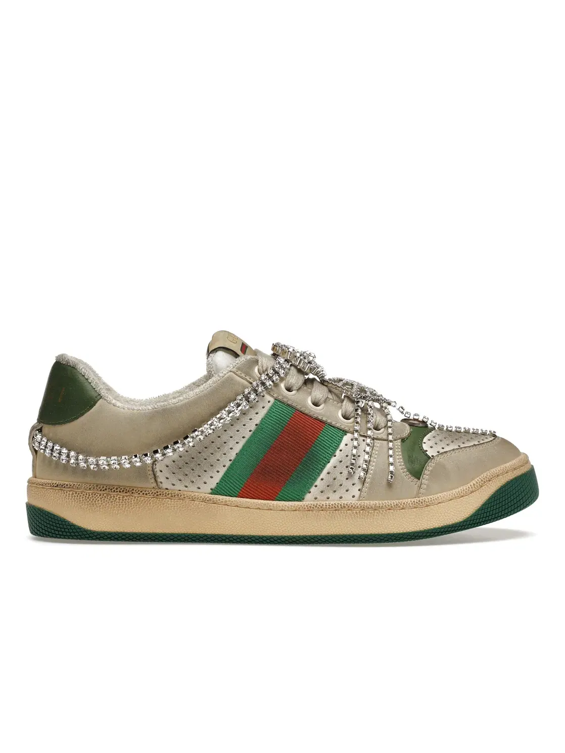 Кроссовки Gucci Screener с принтом GG — изображение 1 из 4, белый