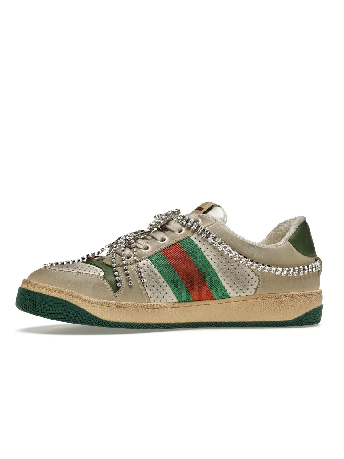 Кроссовки Gucci Screener с принтом GG — изображение 3 из 4, белый