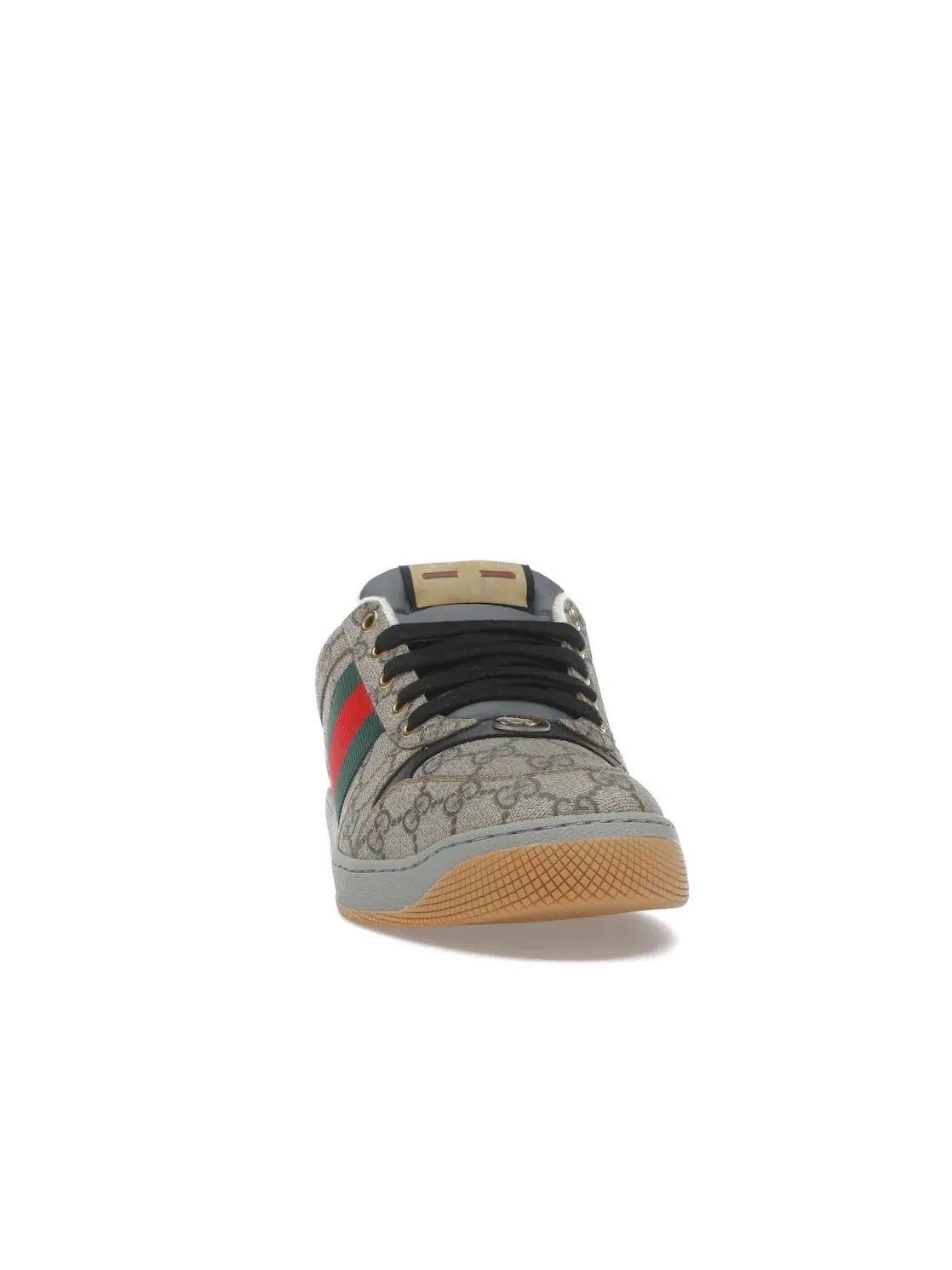 Кроссовки мужские Gucci Screener, с принтом Gucci — изображение 2 из 4, бежевый//красный/зеленый