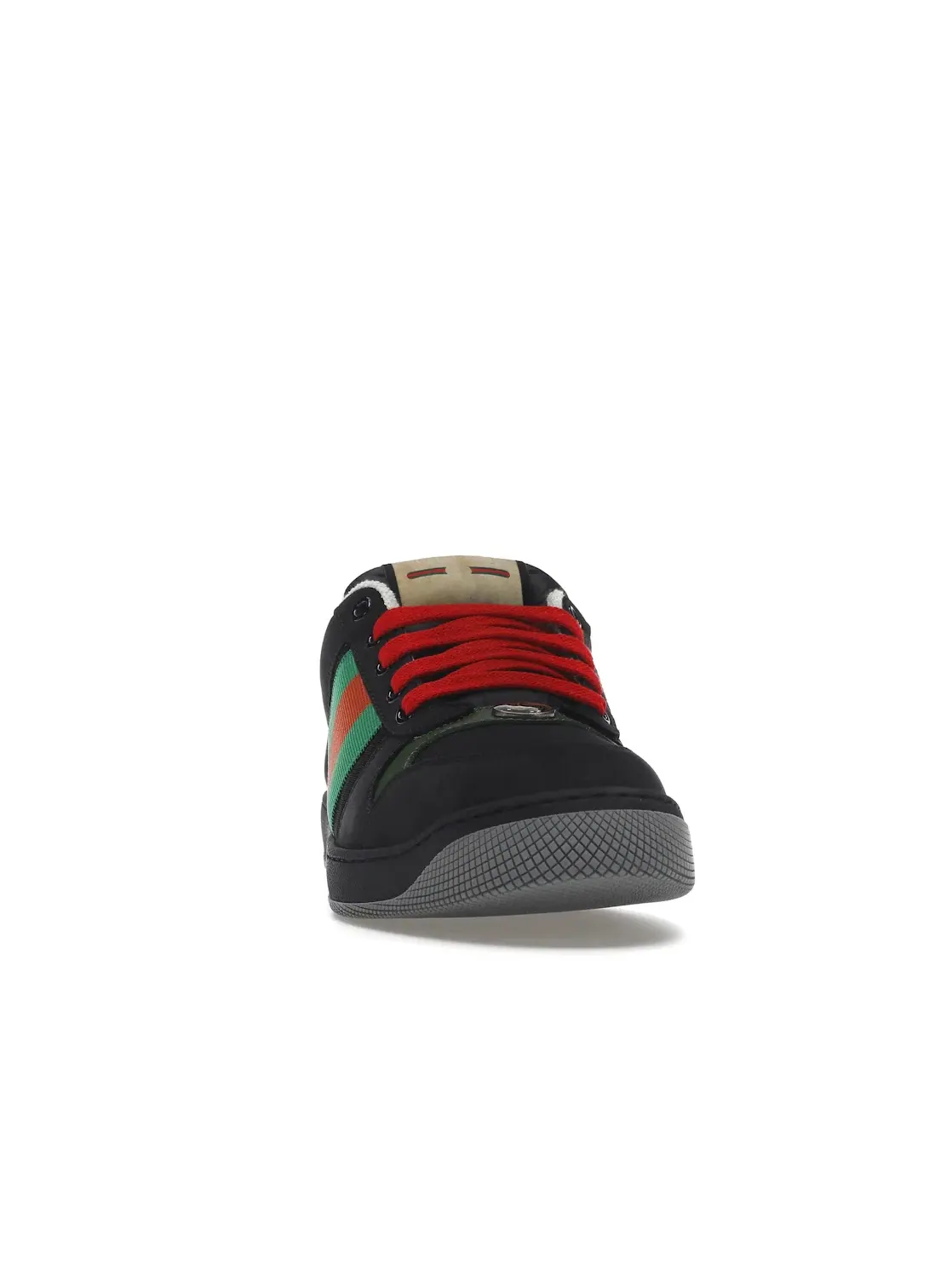 Кроссовки мужские Gucci Screener Замшевые Черные — изображение 2 из 4, черный