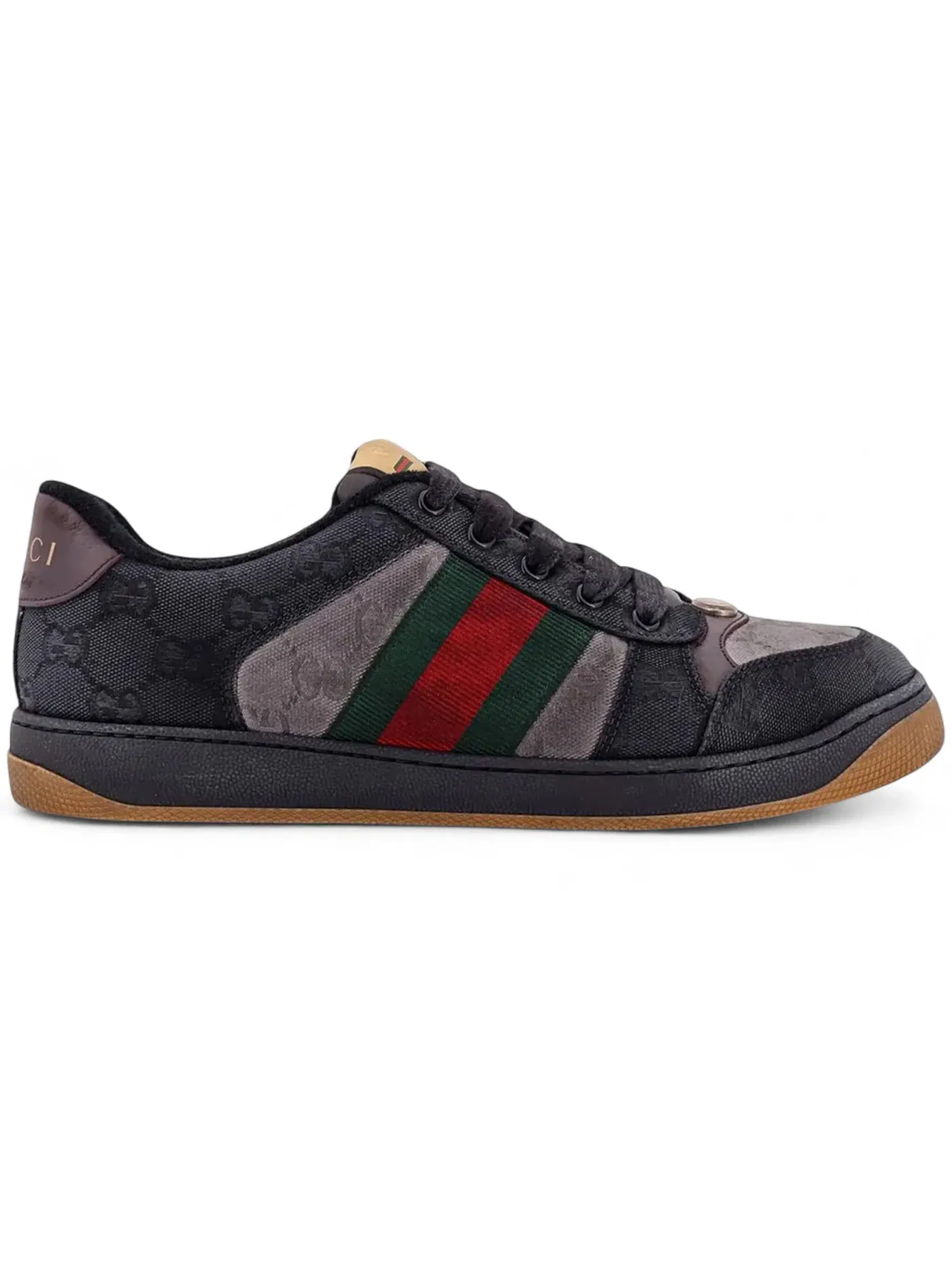 Кроссовки мужские Gucci Screener с принтом GG — изображение 1 из 1, синий