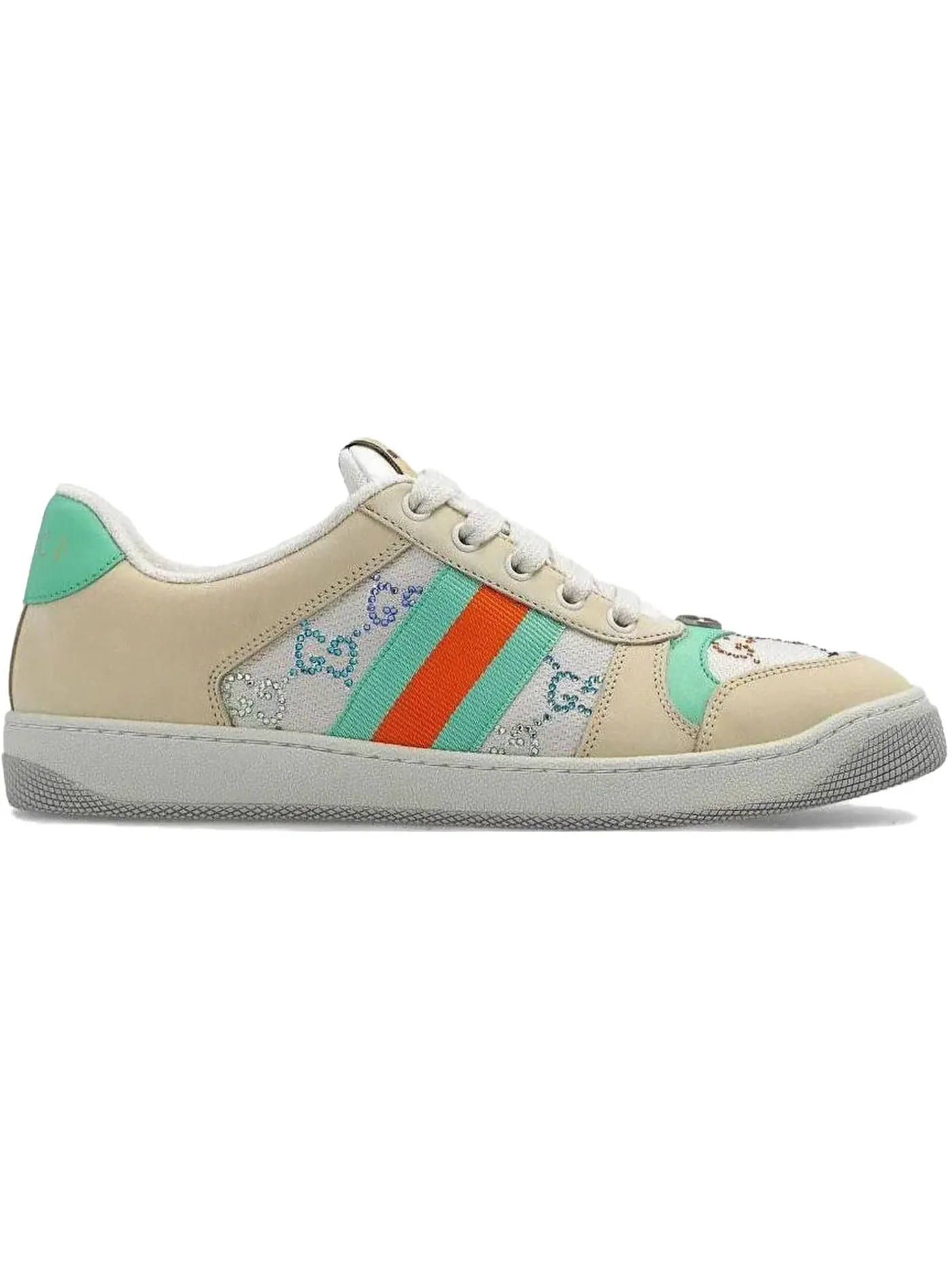 Кроссовки женские Gucci Screener с кристаллами — изображение 1 из 1