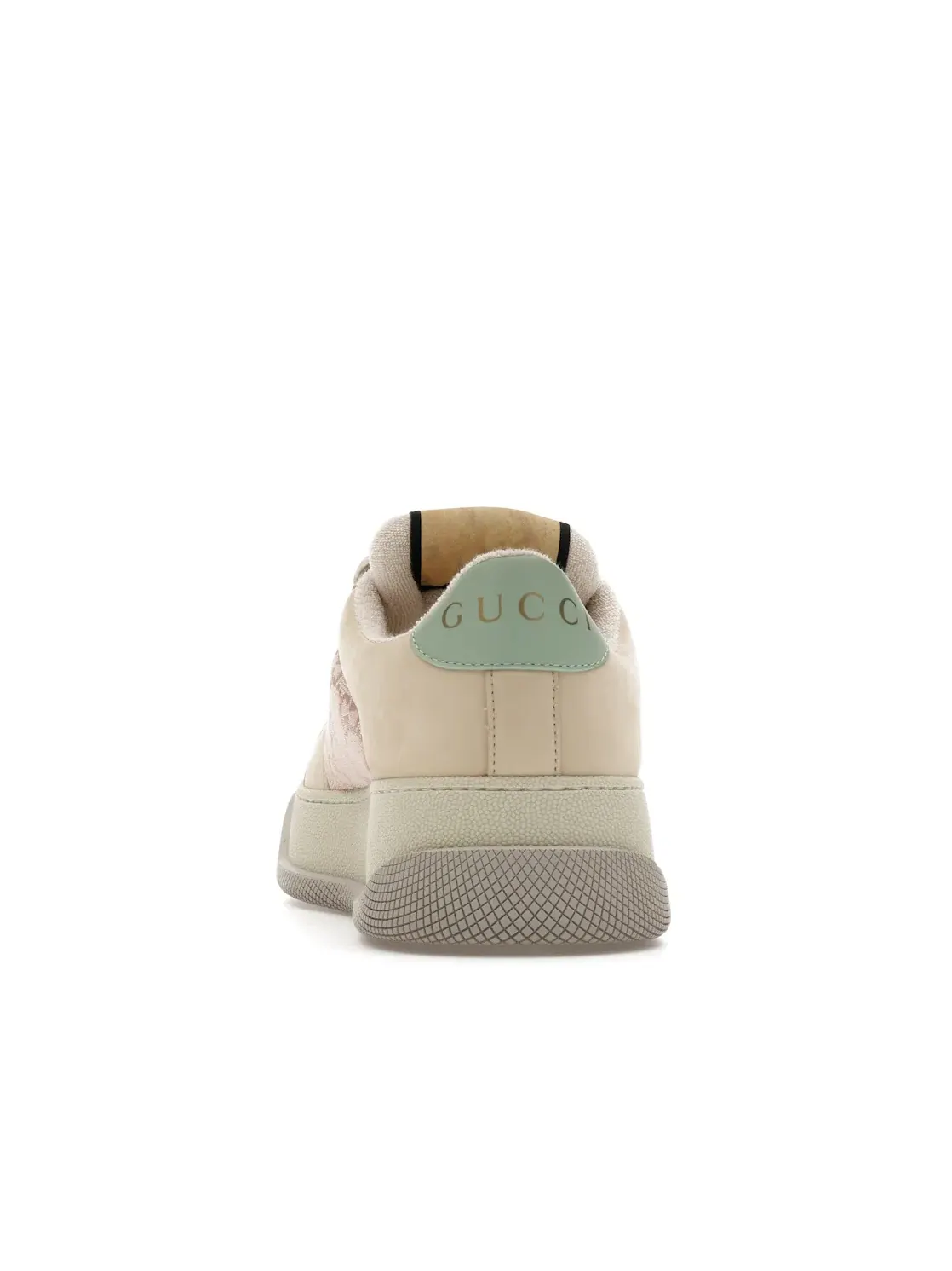 Кеды женские Gucci Screener с принтом GG — изображение 4 из 4, розовый/бежевый