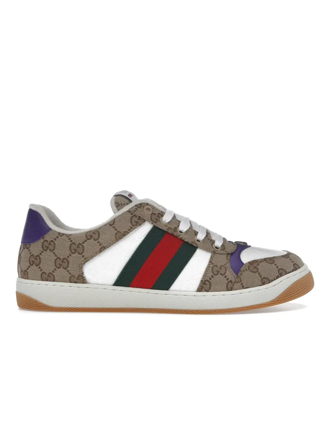 Кроссовки мужские Gucci Screnner Beige/Dark Brown — изображение 1 из 4, коричневый