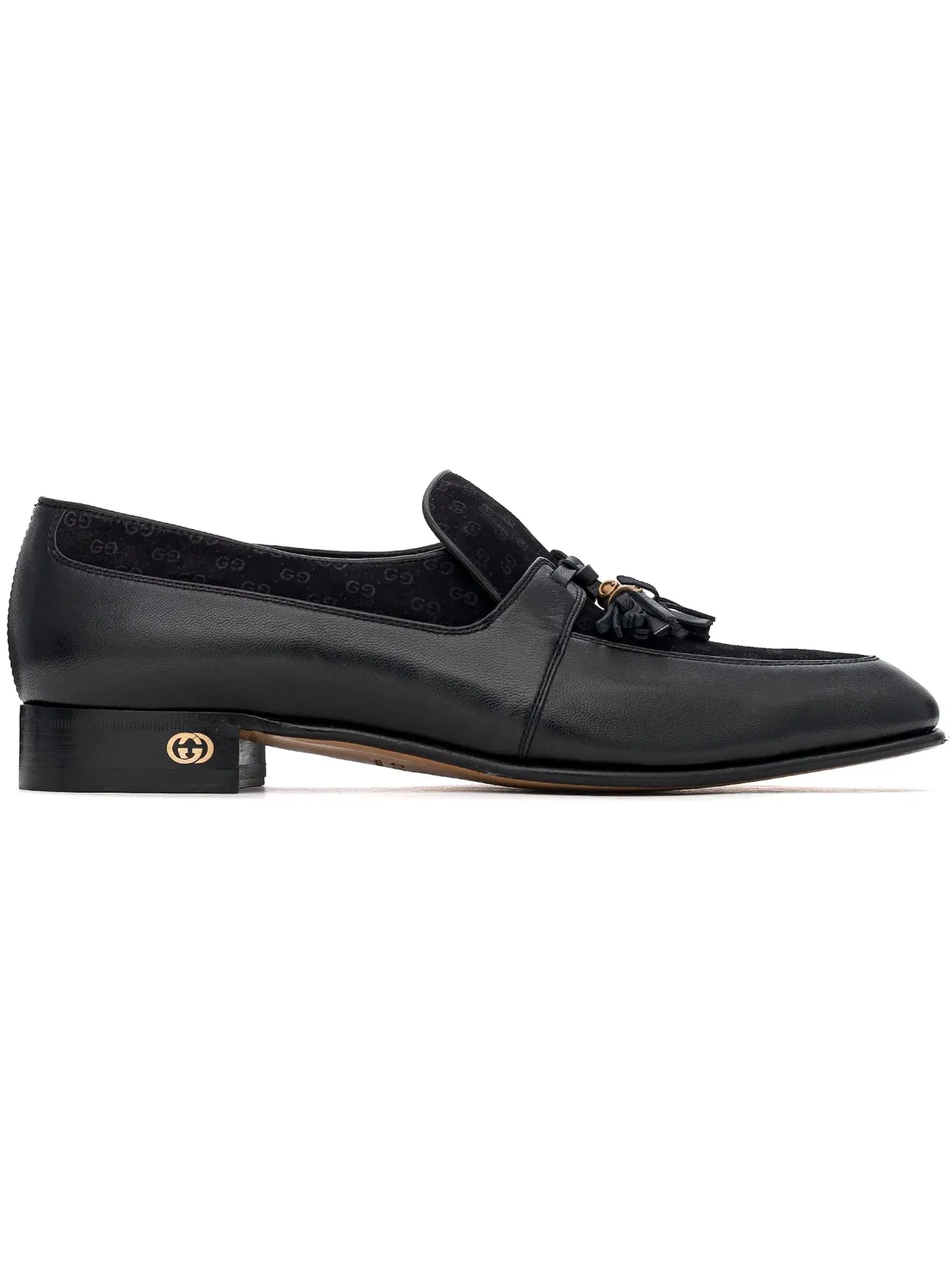 Лоферы мужские Gucci Tassel GG Loafers, с кисточками