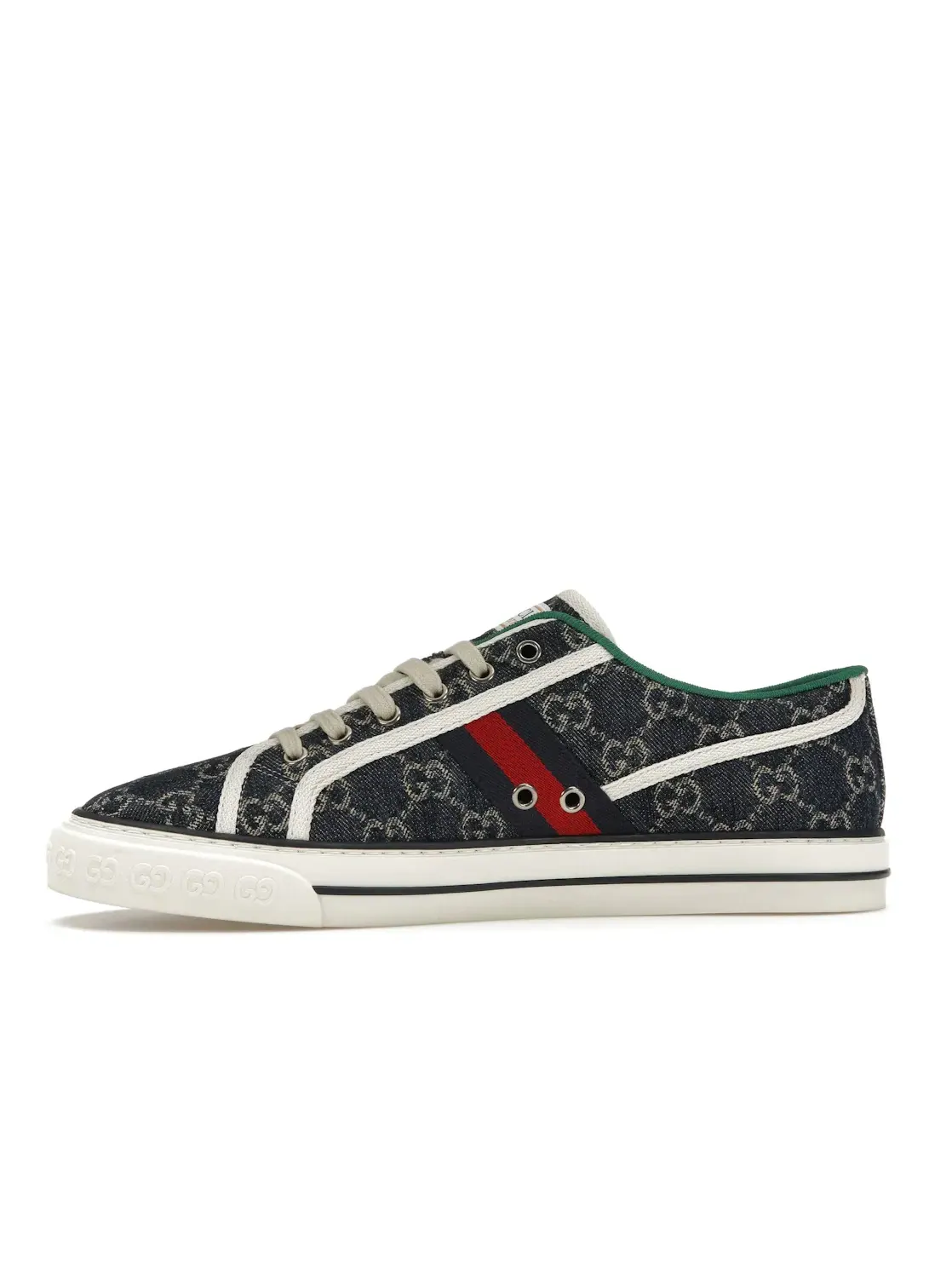 Кеды мужские Gucci Tennis 1977, с принтом GG — изображение 3 из 4, бежевый