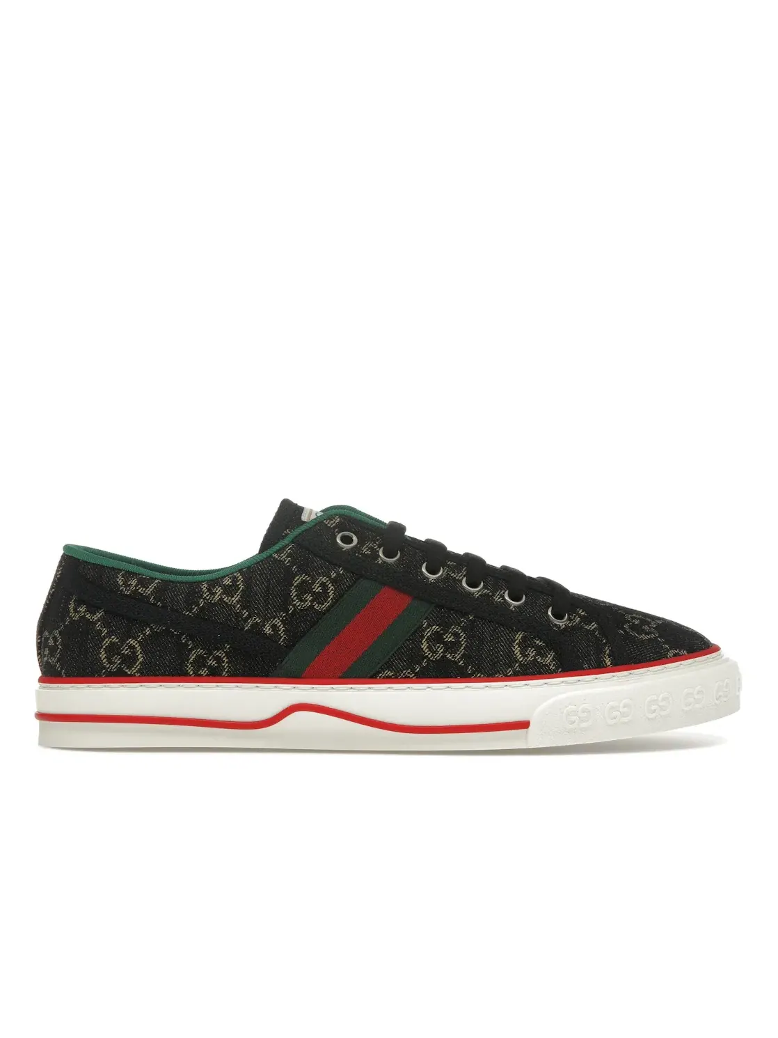 Кроссовки женские Gucci Tennis 1977, с принтом GG — изображение 1 из 4, черный мульти
