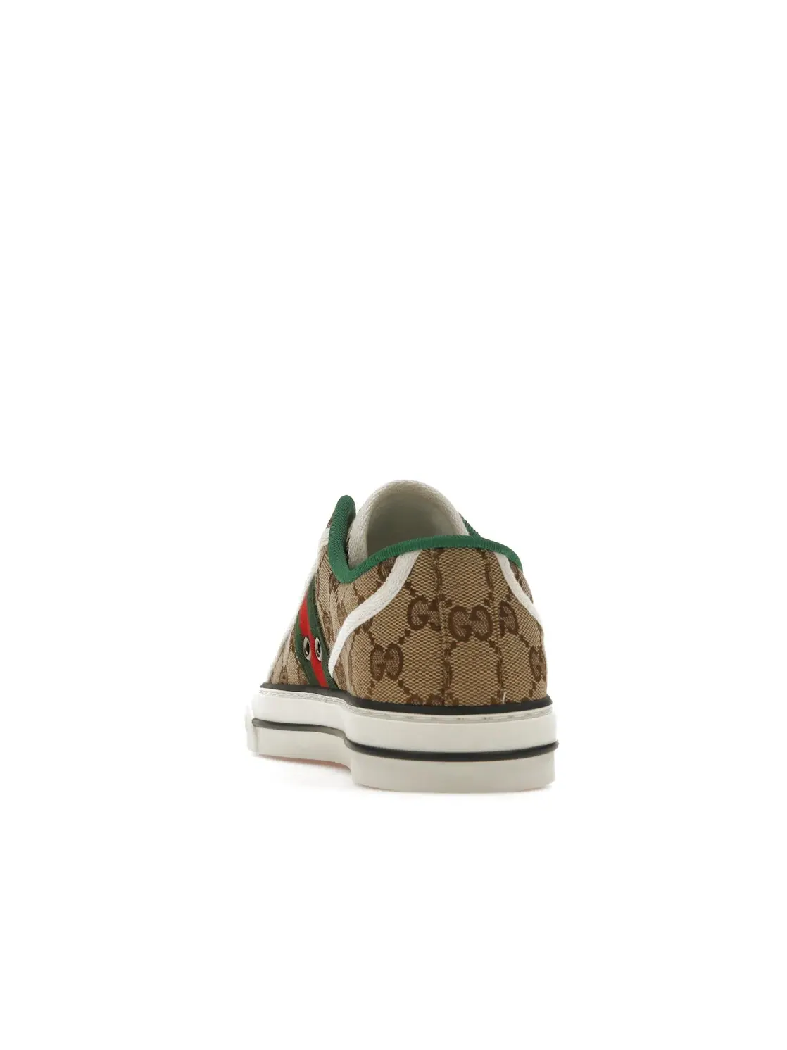Кроссовки женские Gucci Tennis 1977 GG, с принтом GG — изображение 4 из 4, белый/красный/зеленый
