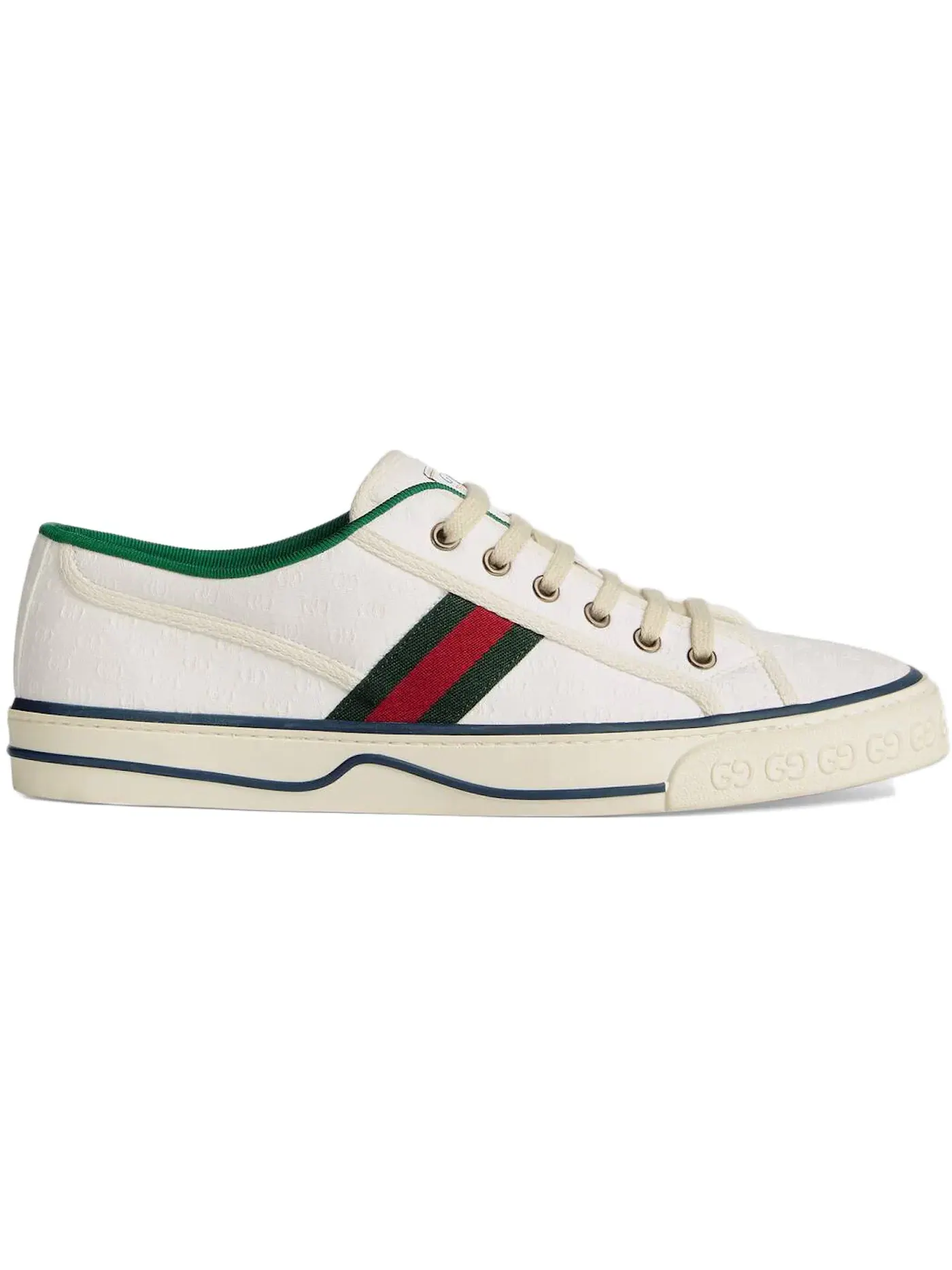 Кроссовки мужские Gucci Tennis 1977, с логотипом GG — изображение 1 из 1, белый
