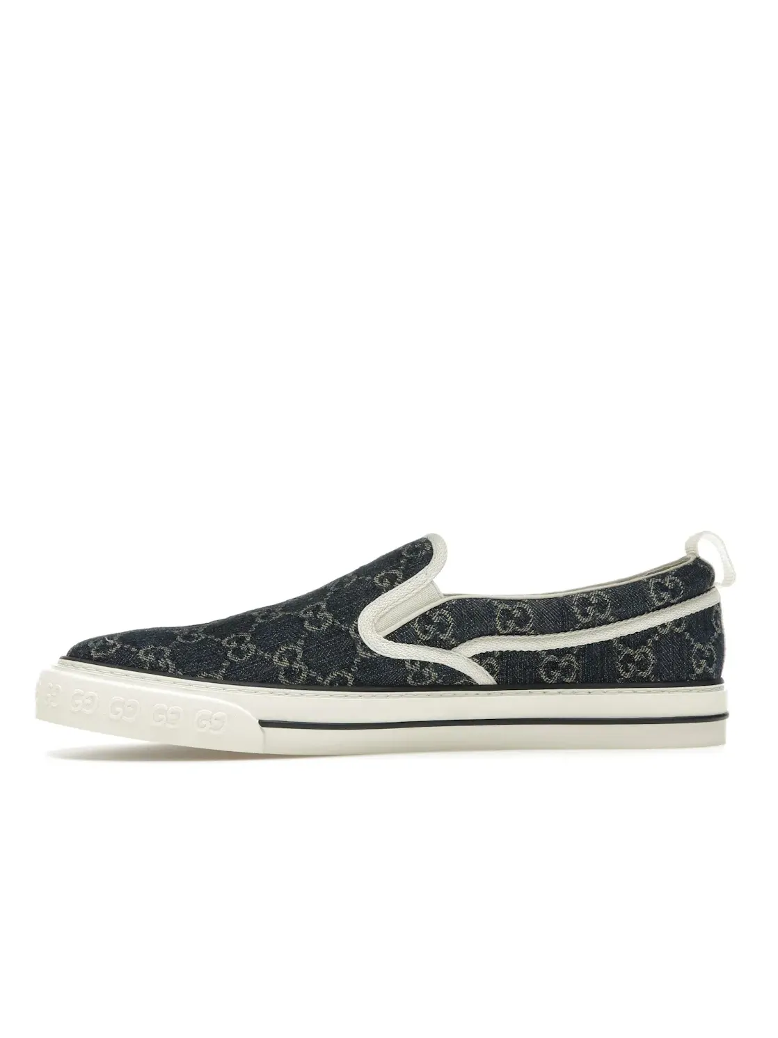 Кеды Gucci Tennis 1977 Slip On — изображение 3 из 4, деним/бежевый