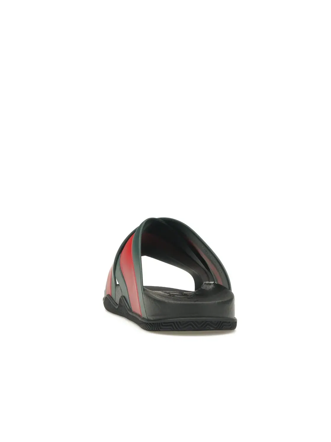 Сланцы Gucci Web Slide с принтом Gucci Web — изображение 4 из 4, зеленый/красный/черный