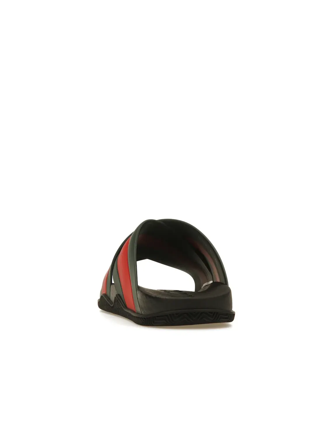 Шлепанцы женские Gucci Gucci Web Slide, с ремешками — изображение 4 из 4, зеленый/красный/черный