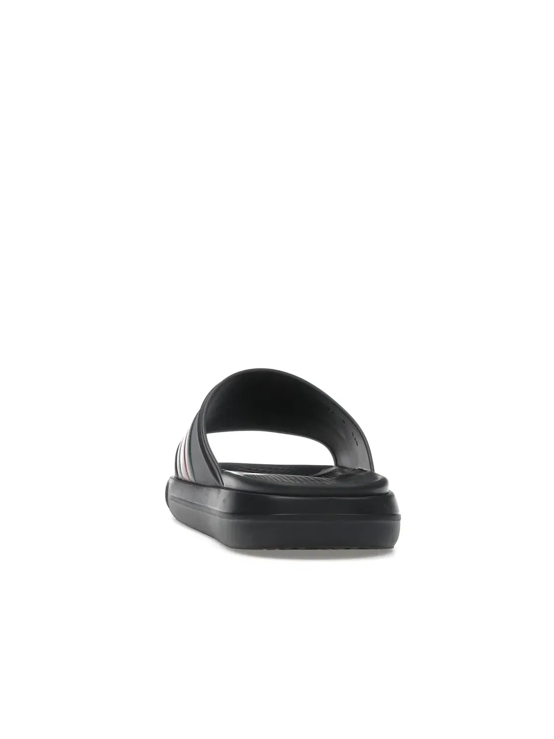 Сандалии мужские Gucci Web Slide Sandal, кожаные — изображение 4 из 4, черный/зеленый/красный