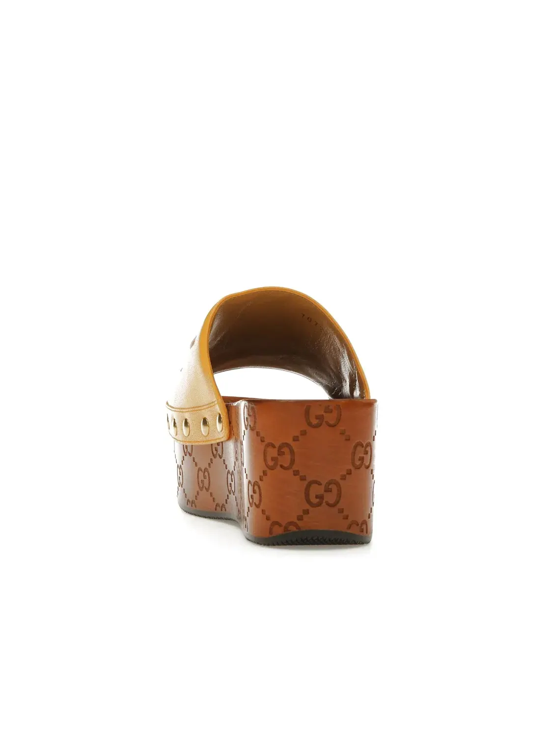 Сабо женские Gucci x Adidas GG Clog, коллаборация — изображение 4 из 4, желтый
