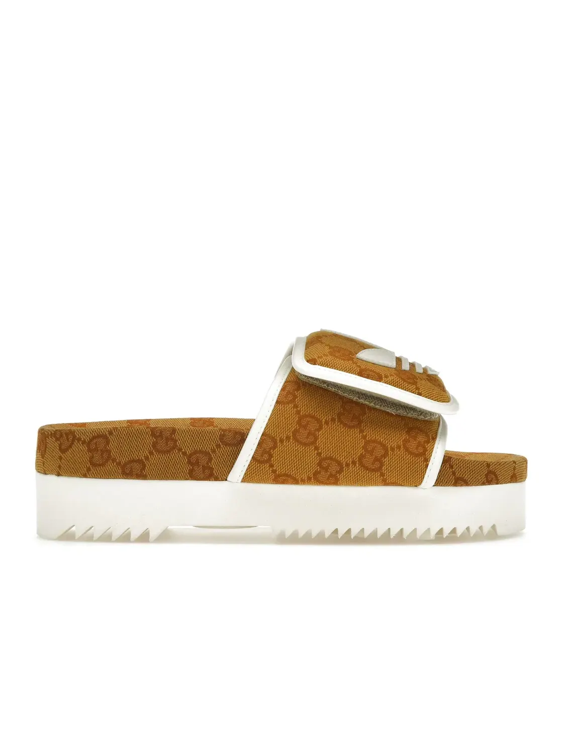 Шлепанцы женские Adidas x Gucci Monogram