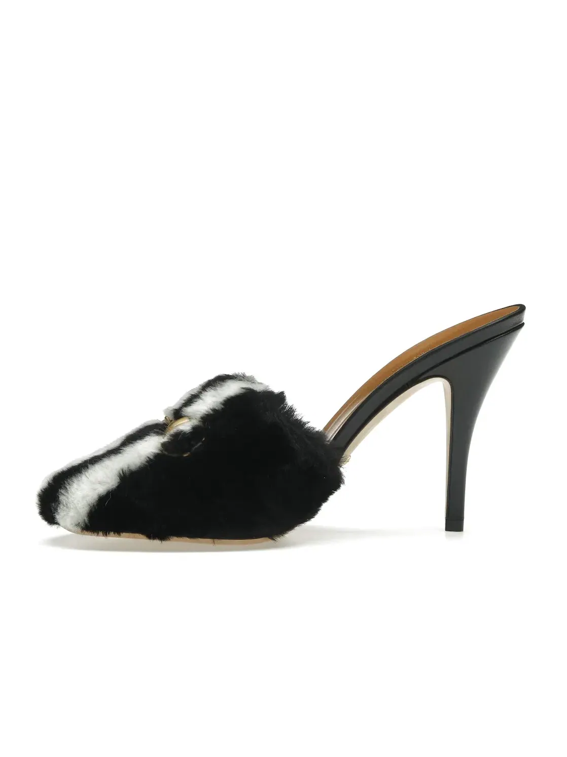 Туфли Gucci x Adidas Horsebit Pumps, кожаные — изображение 3 из 4, черный