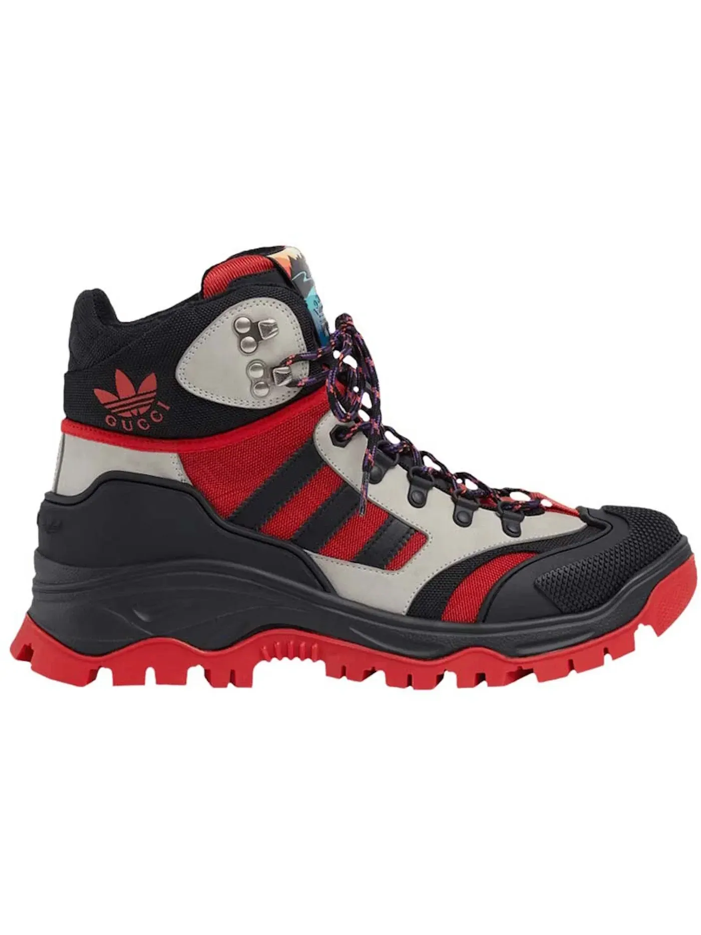 Ботинки мужские Gucci x Adidas Laced Up Boots, с принтом