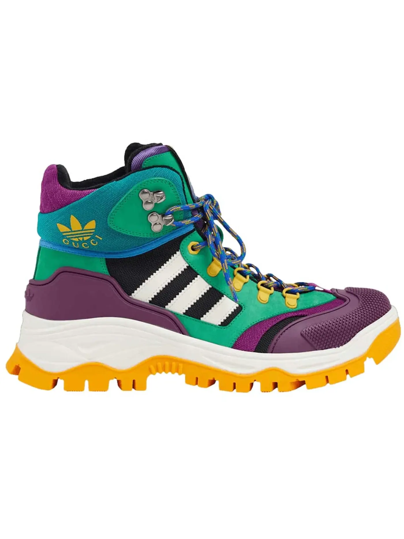Ботинки мужские Gucci x Adidas Laced Up Boots, на шнуровке