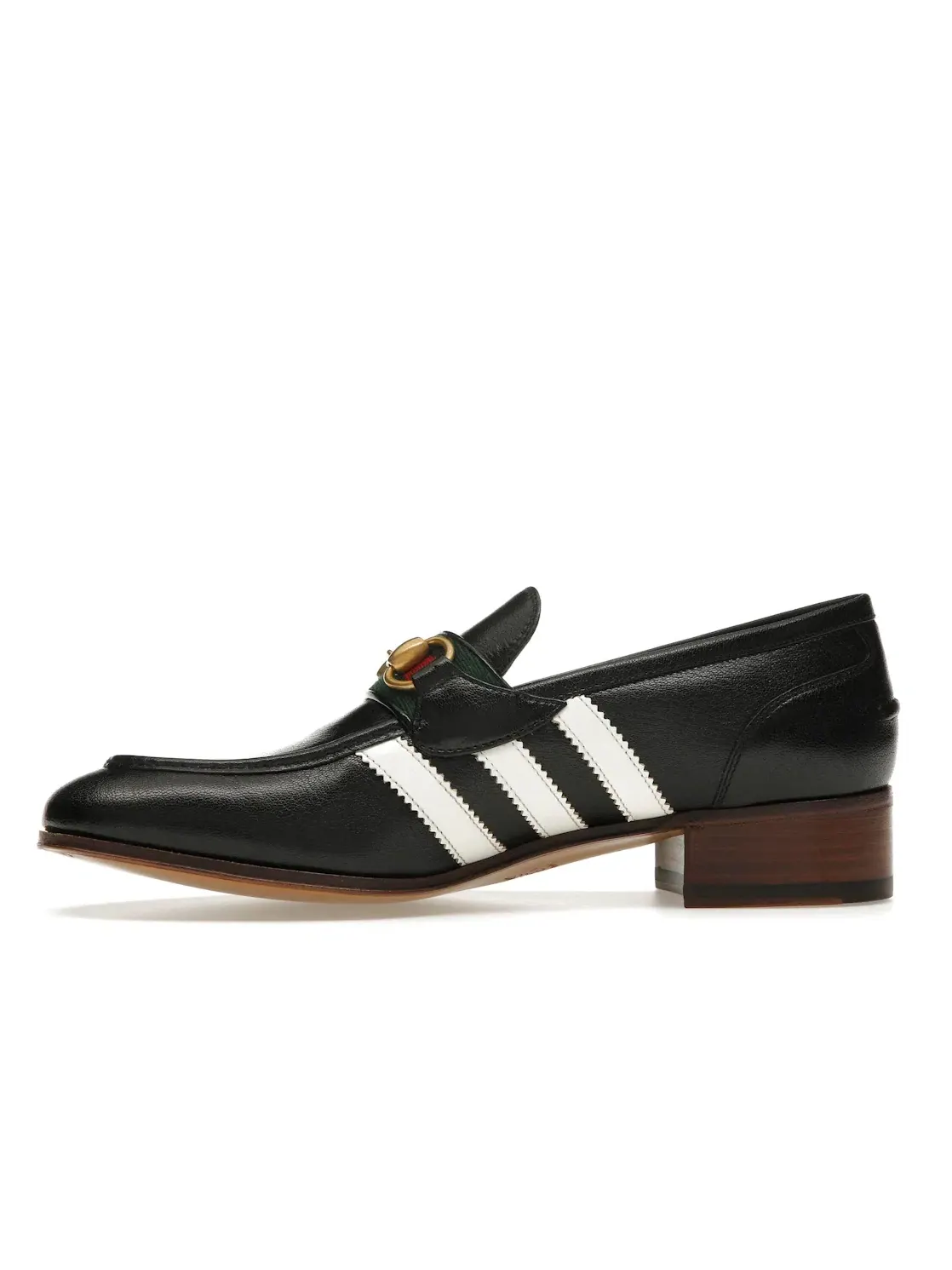 Лоферы мужские Gucci Adidas x Gucci Loafer, с принтом — изображение 3 из 4, черный