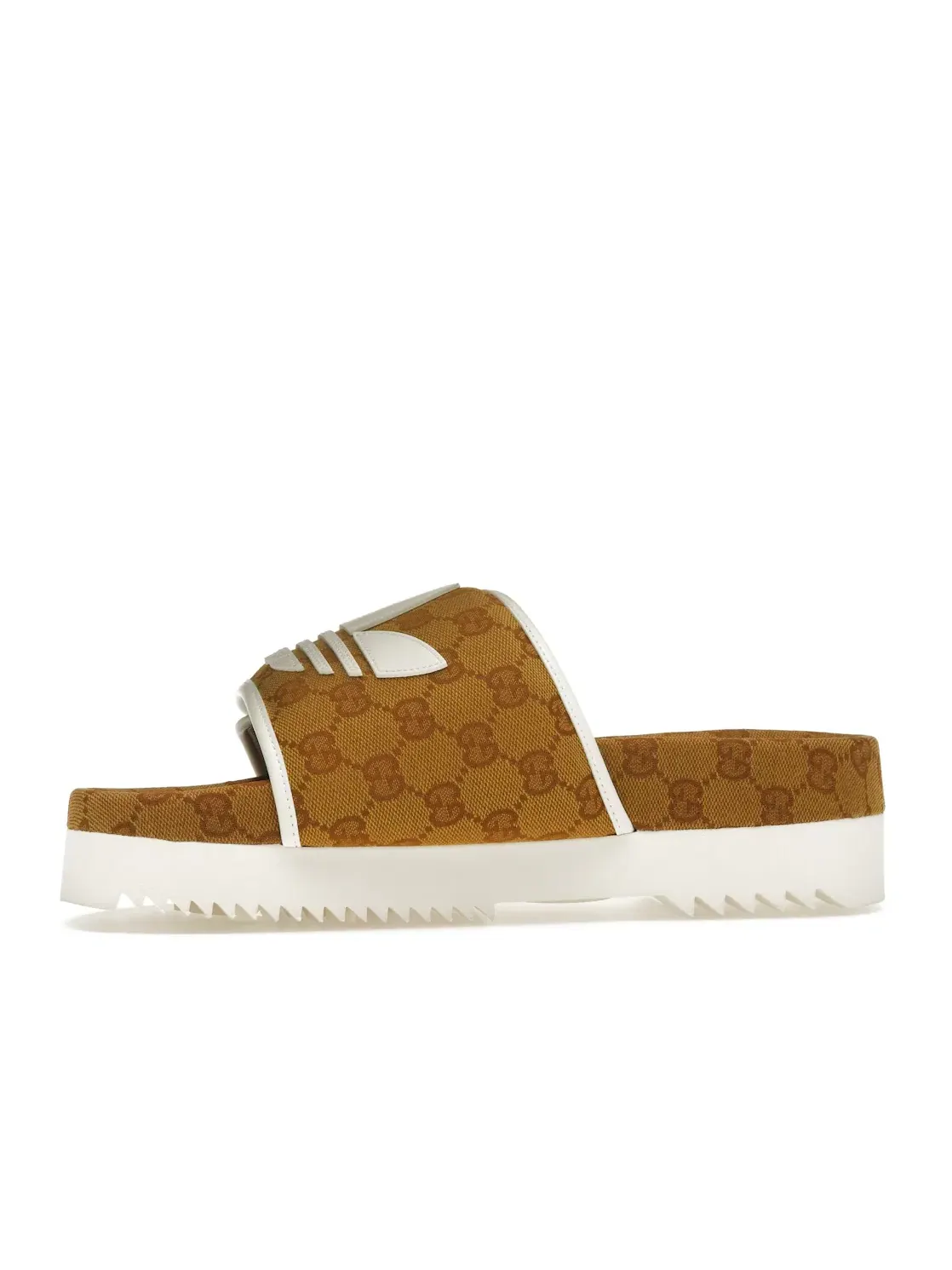Сланцы Gucci x Adidas Monogram Slide, Mesa — изображение 3 из 4