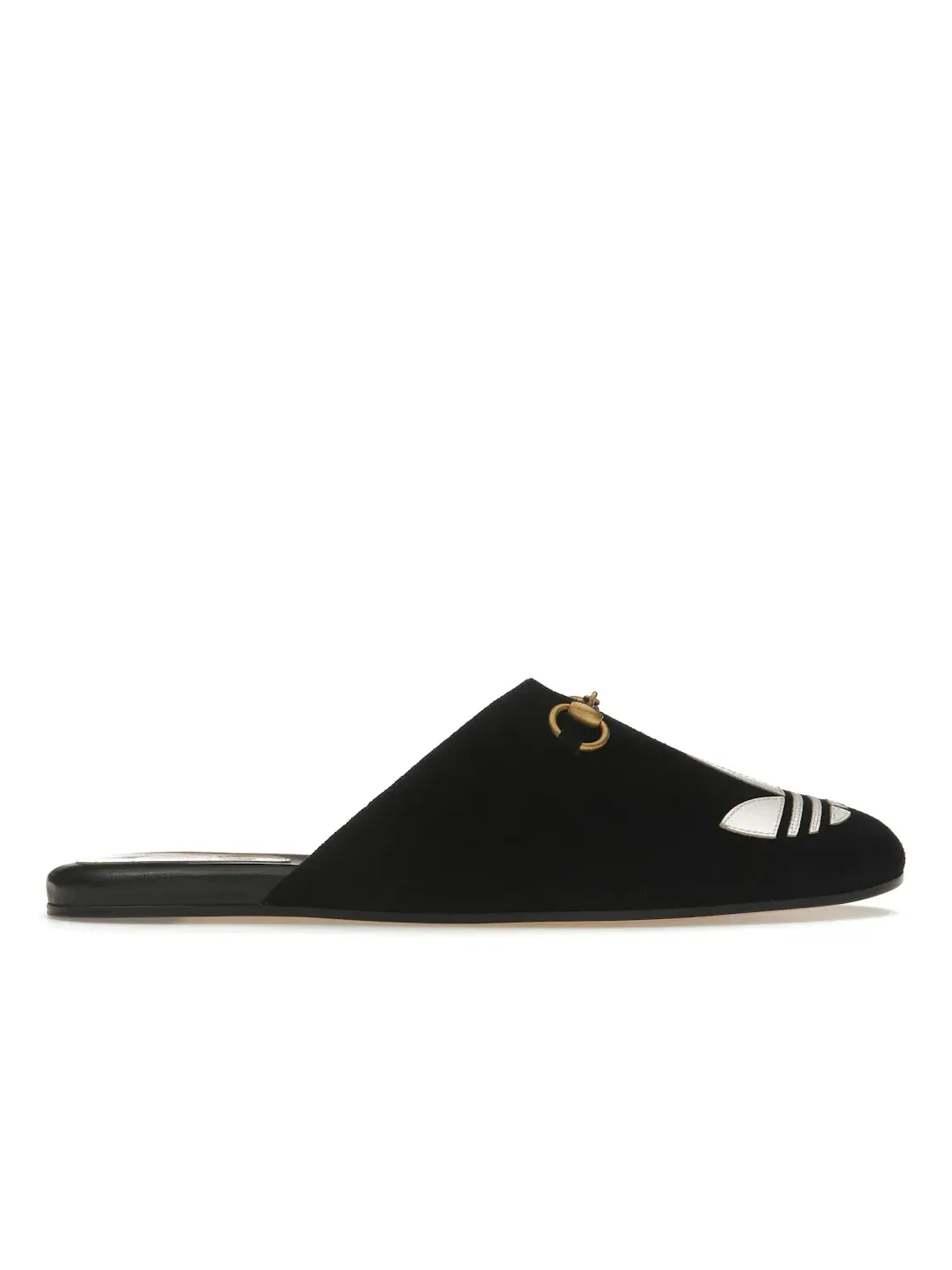 Тапочки женские Gucci x Adidas Trefoil Slipper — изображение 1 из 4, черный