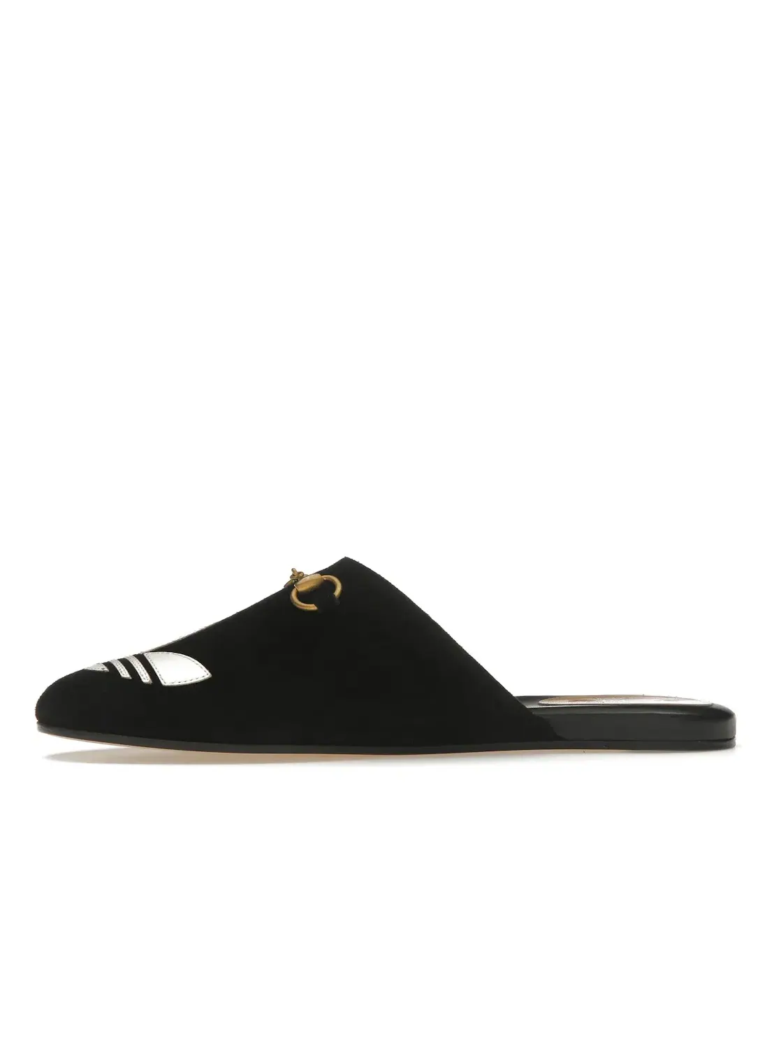 Тапочки женские Gucci x Adidas Trefoil Slipper — изображение 3 из 4, черный