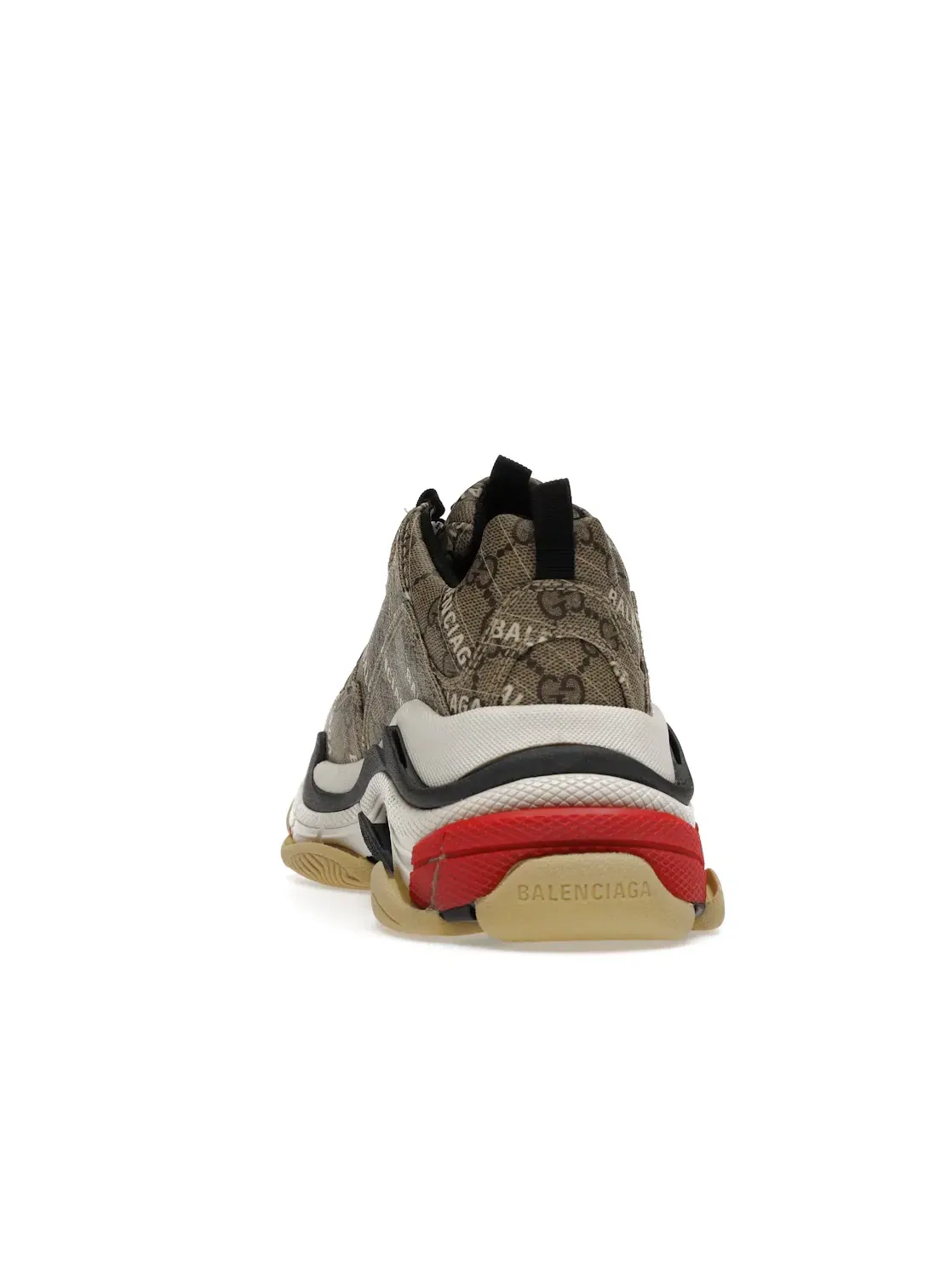 Кроссовки Gucci x Balenciaga The Hacker Project Triple S — изображение 4 из 4, бежевый
