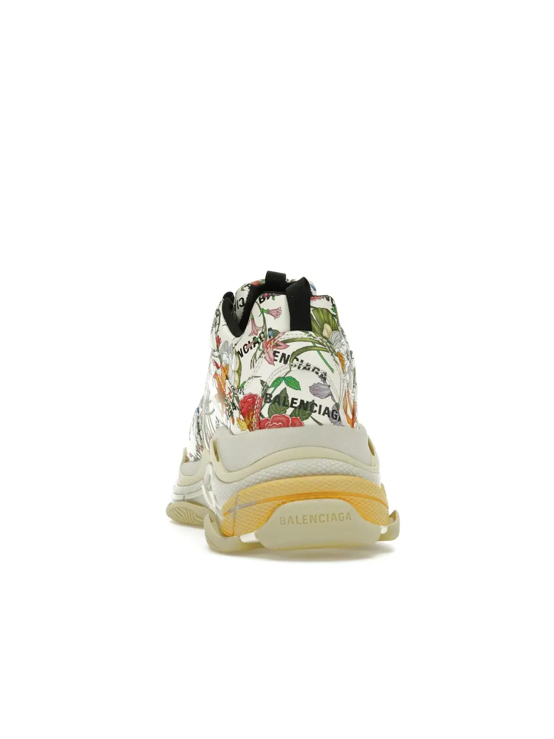 Кроссовки Gucci x Balenciaga The Hacker Project Triple S, с цветочным принтом Flora — изображение 4 из 4