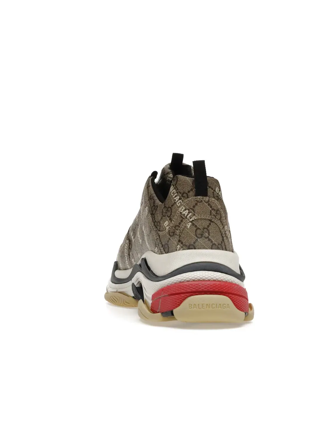 Кроссовки мужские Gucci x Balenciaga The Hacker Project Triple S — изображение 4 из 4, бежевый