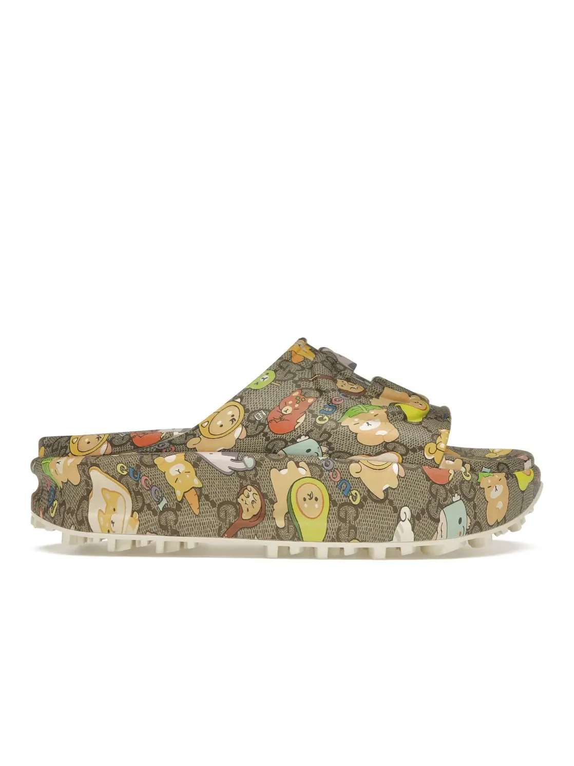 Шлепанцы женские Gucci x Pikarar GG Animal Print Slide