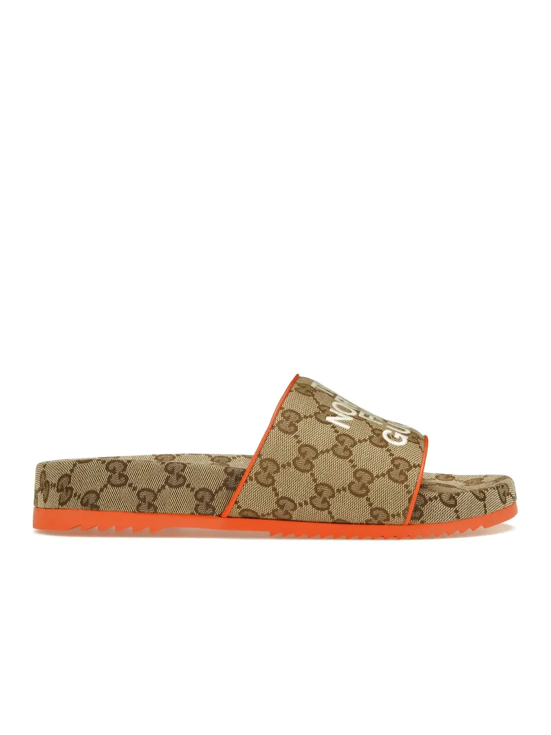 Шлепанцы Gucci x The North Face GG Slide, с принтом GG